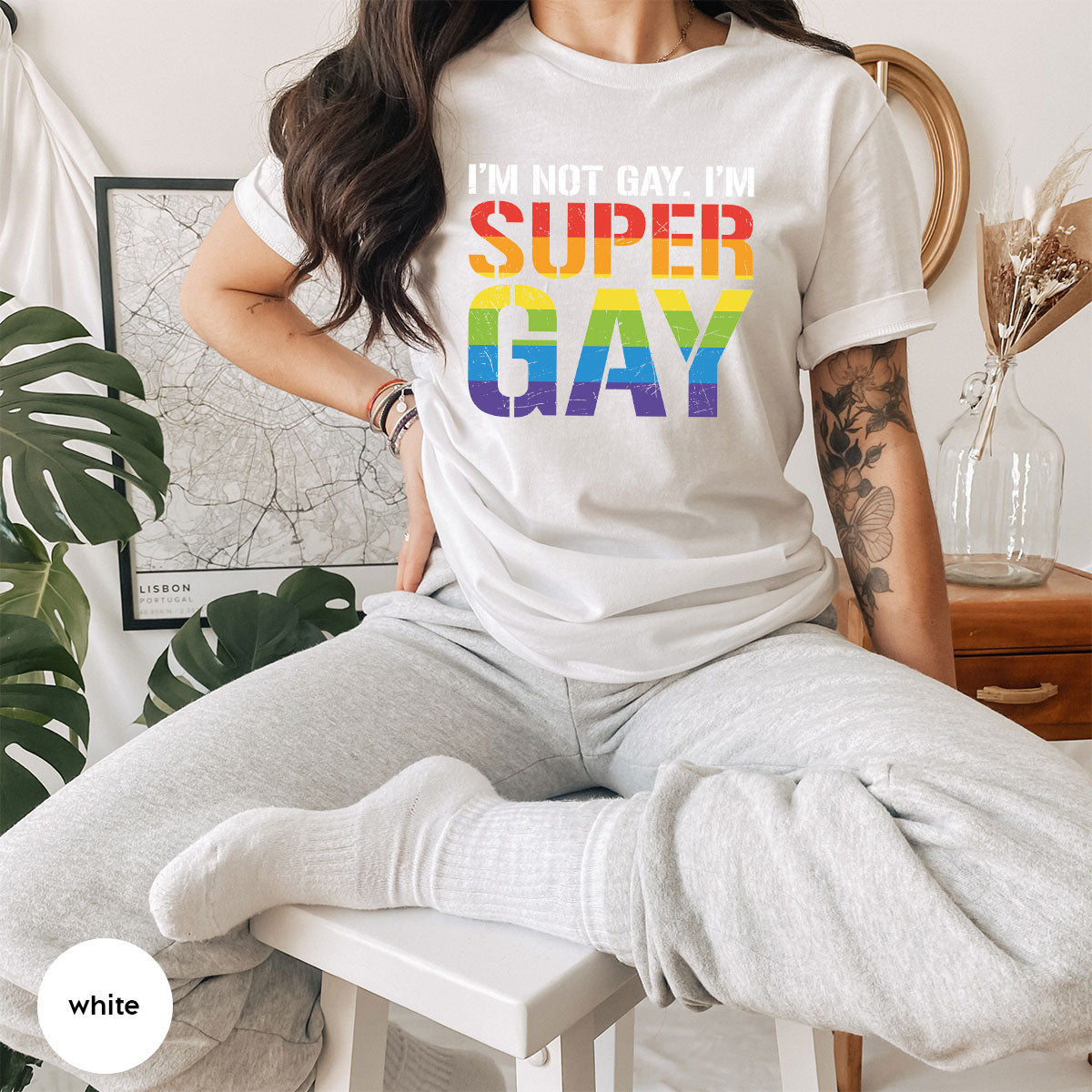 Super Gay Shirt, LGBT Power T-Shirt, Tee product image 54
