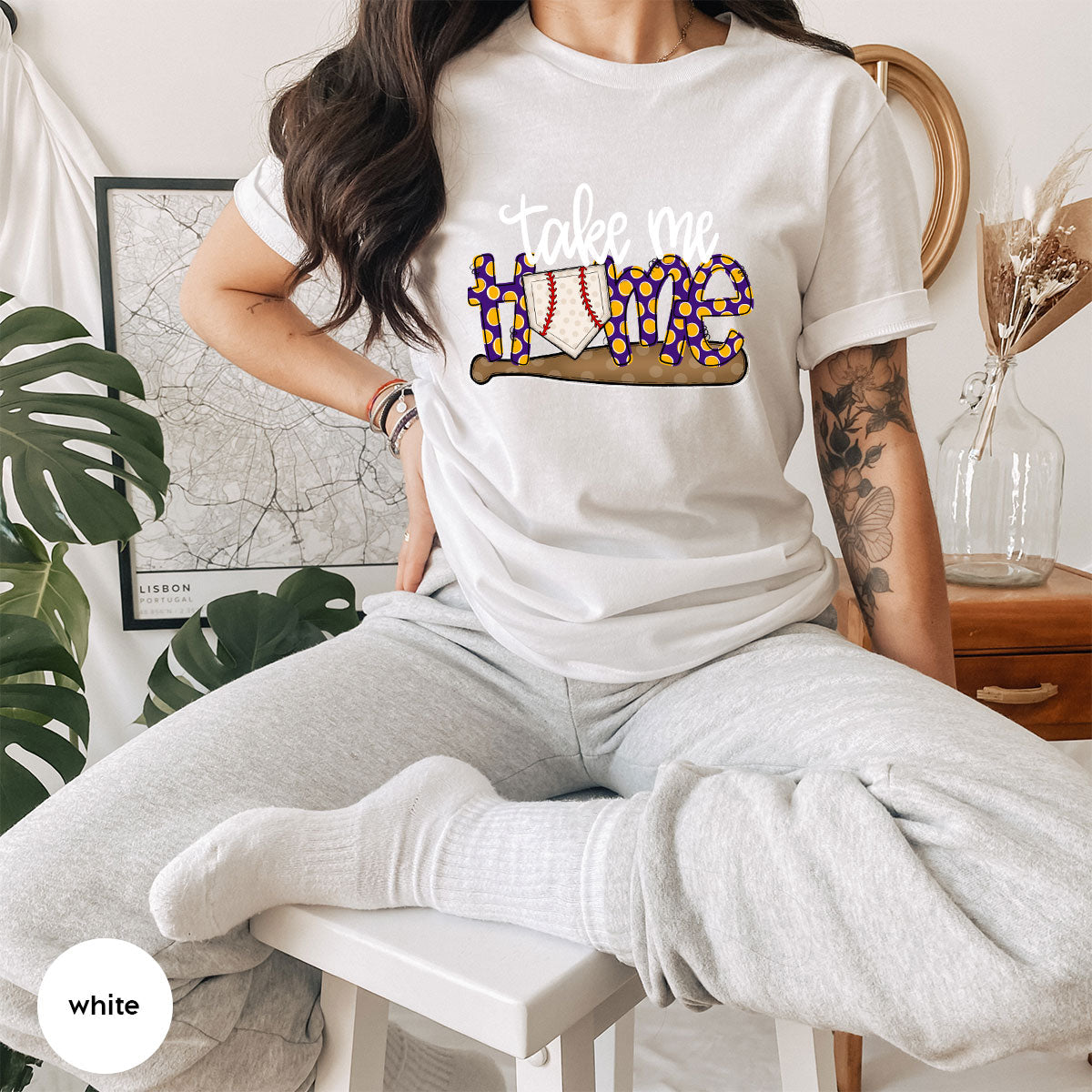 Baseball T-Shirt, Gifts for Her, Mom Outfit, Sister Shirt product image 31