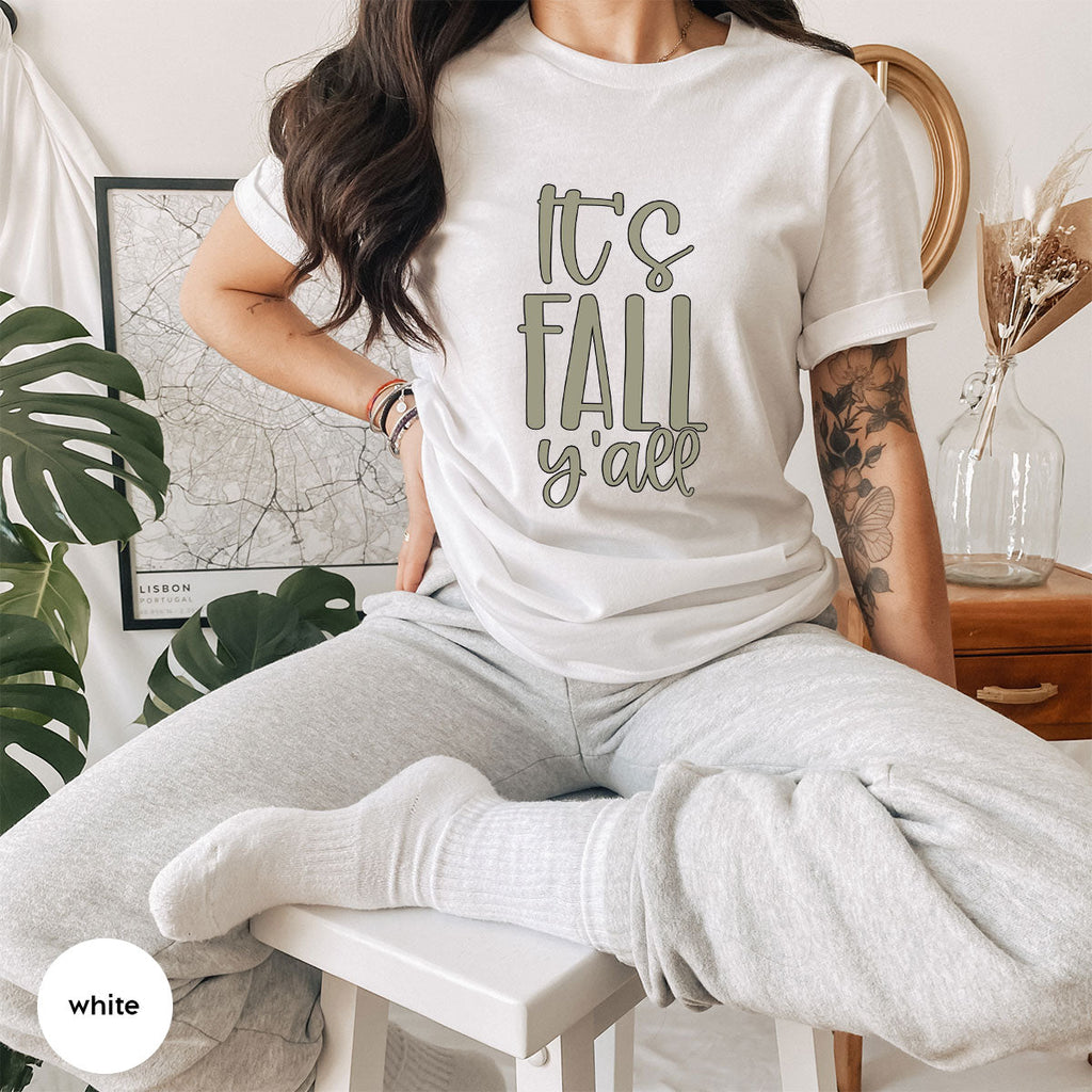 Fall Crewneck Sweatshirt, Its Yall T-Shirt, Gifts, for Her product image 126