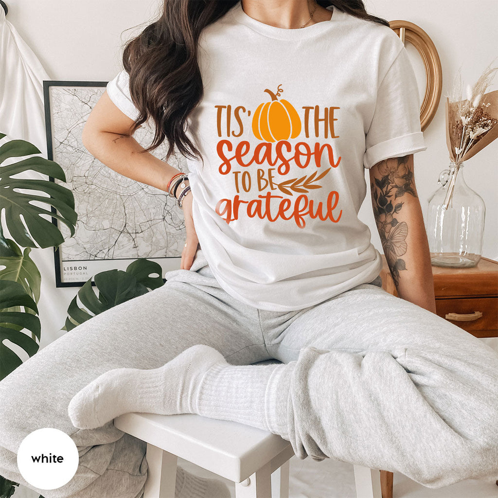 Fall T-Shirt, Autumn Crewneck Sweatshirt, Thanksgiving product image 126