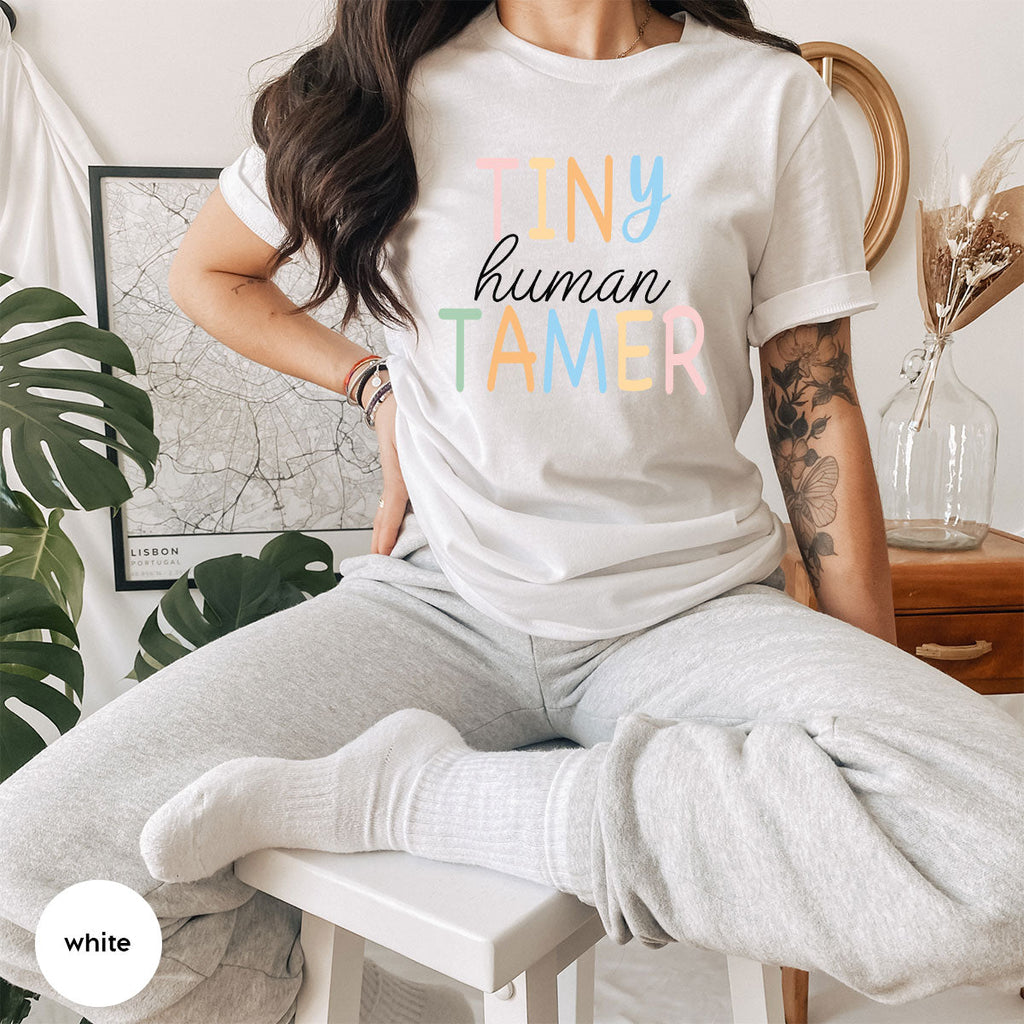 Teacher Shirt, Tiny Human Tamer, Kindergarten Preschool product image 139