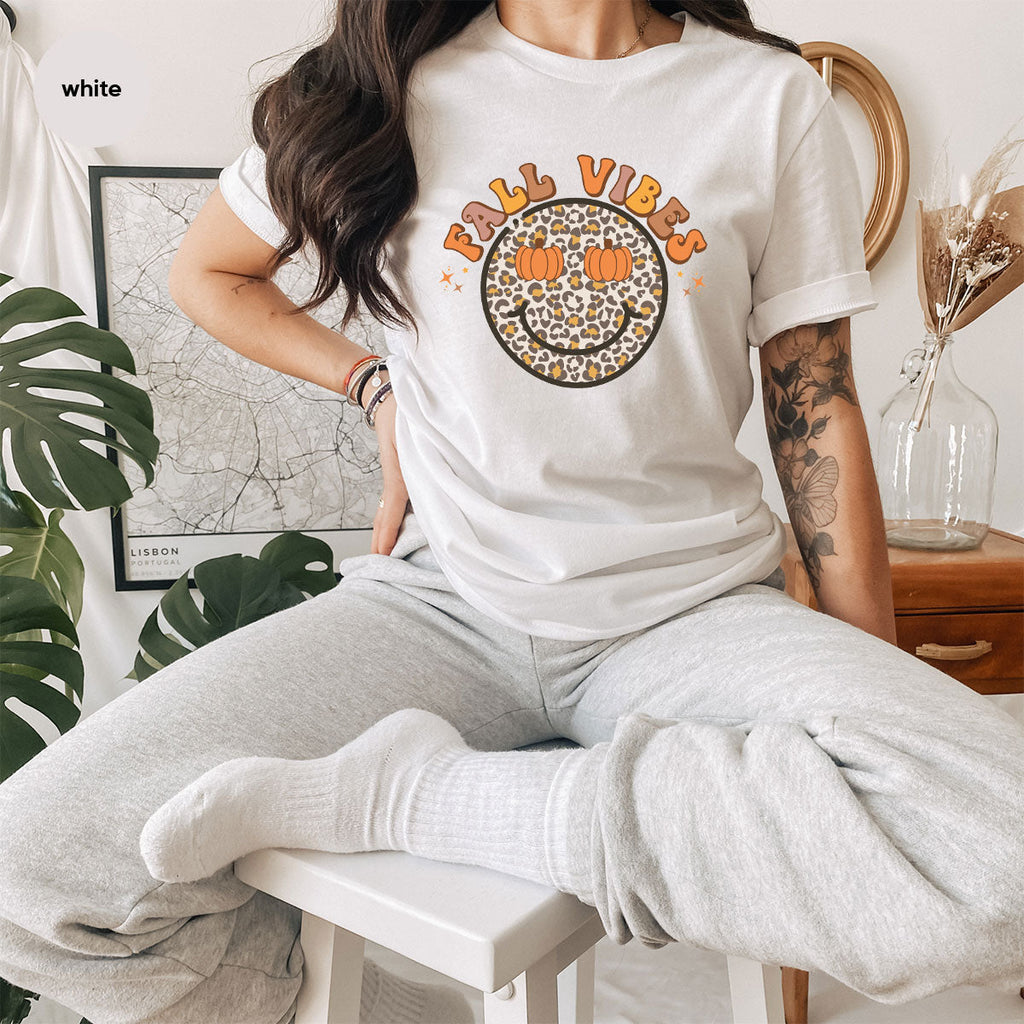 Fall Vibes Smile Shirt, 2022 T-Shirt, Funny Thanksgiving product image 58