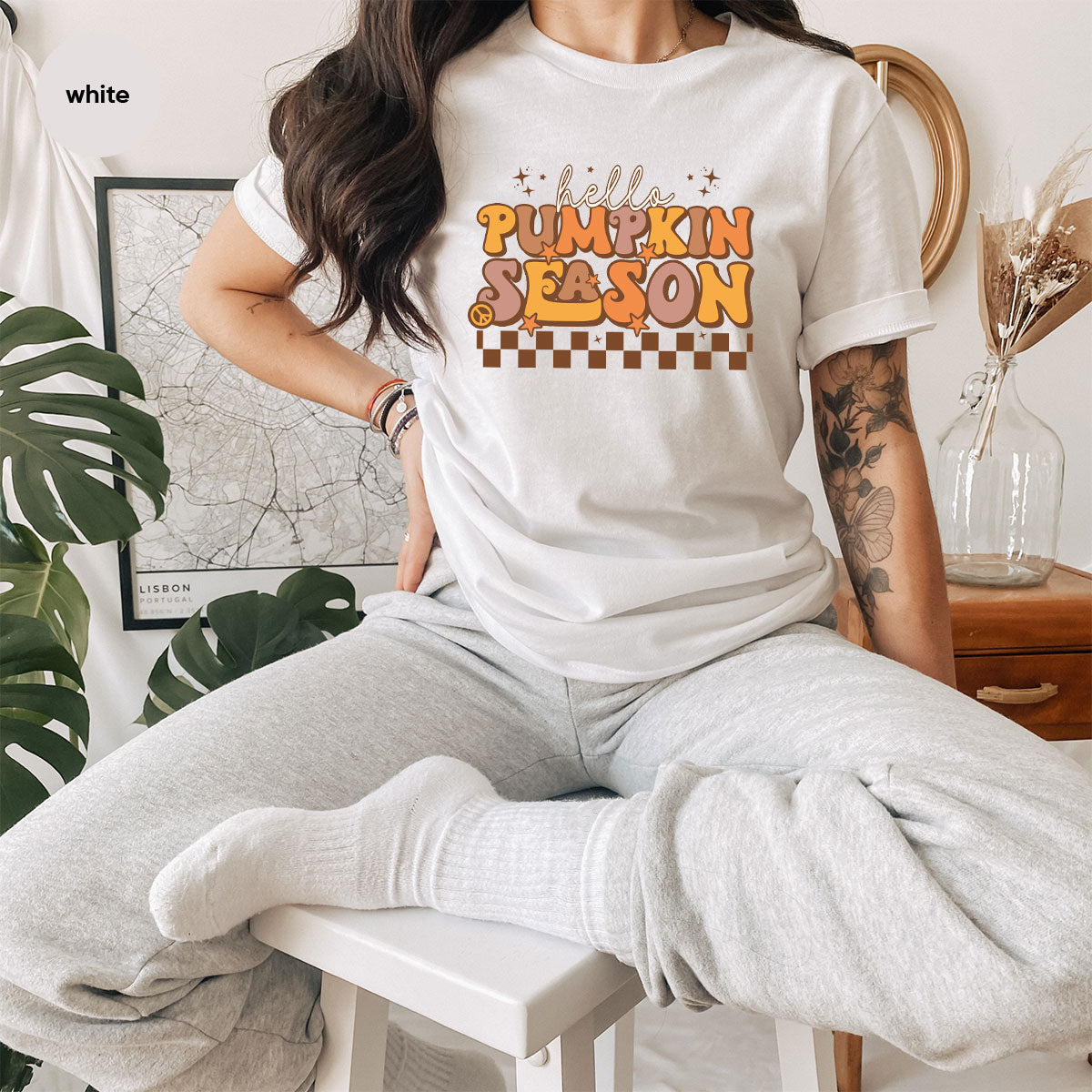 Pumpkin Season Shirt, Thanksgiving 2022 Design Tee product image 62