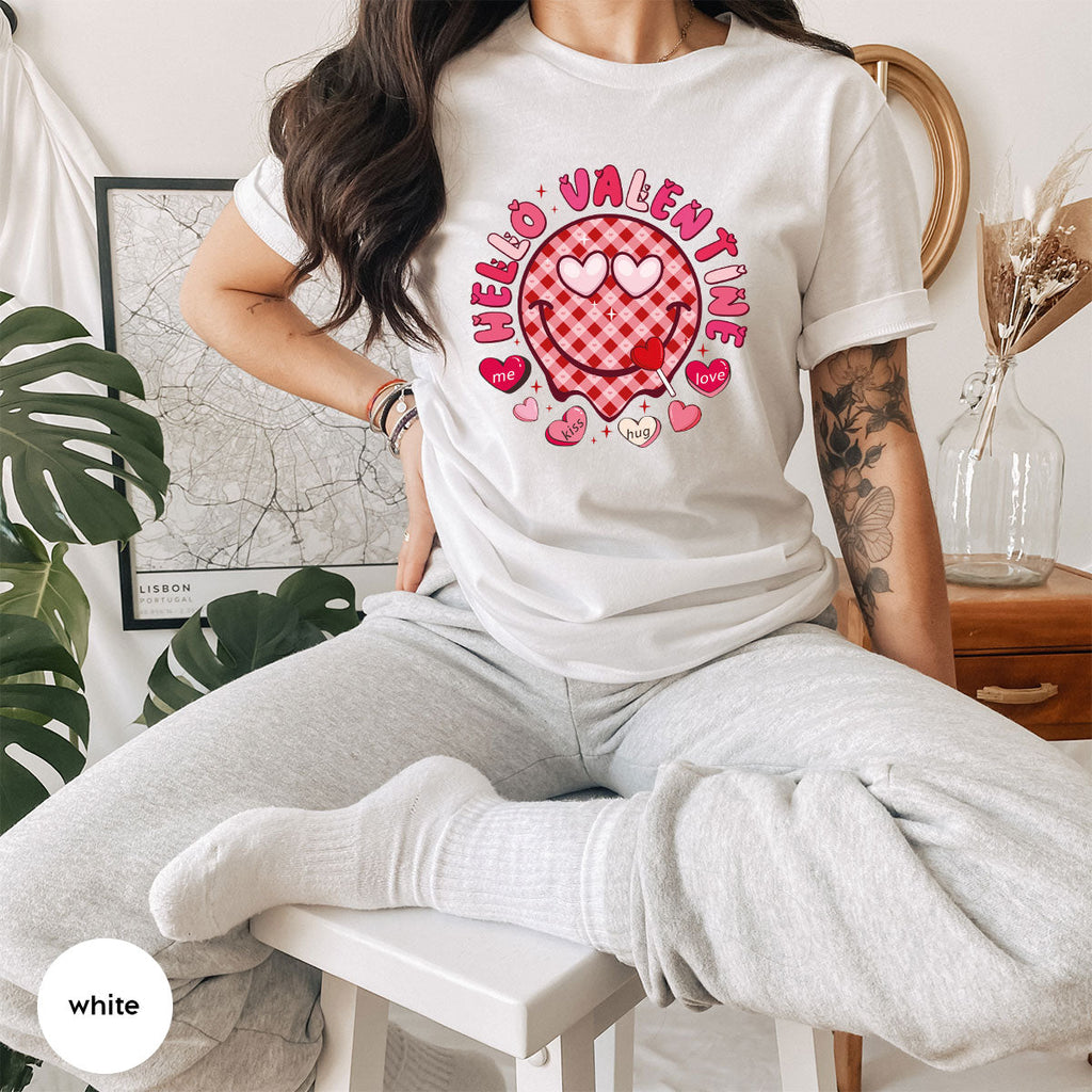 Hello Valentine Shirt, Valentine's Day Love Gift for My product image 44