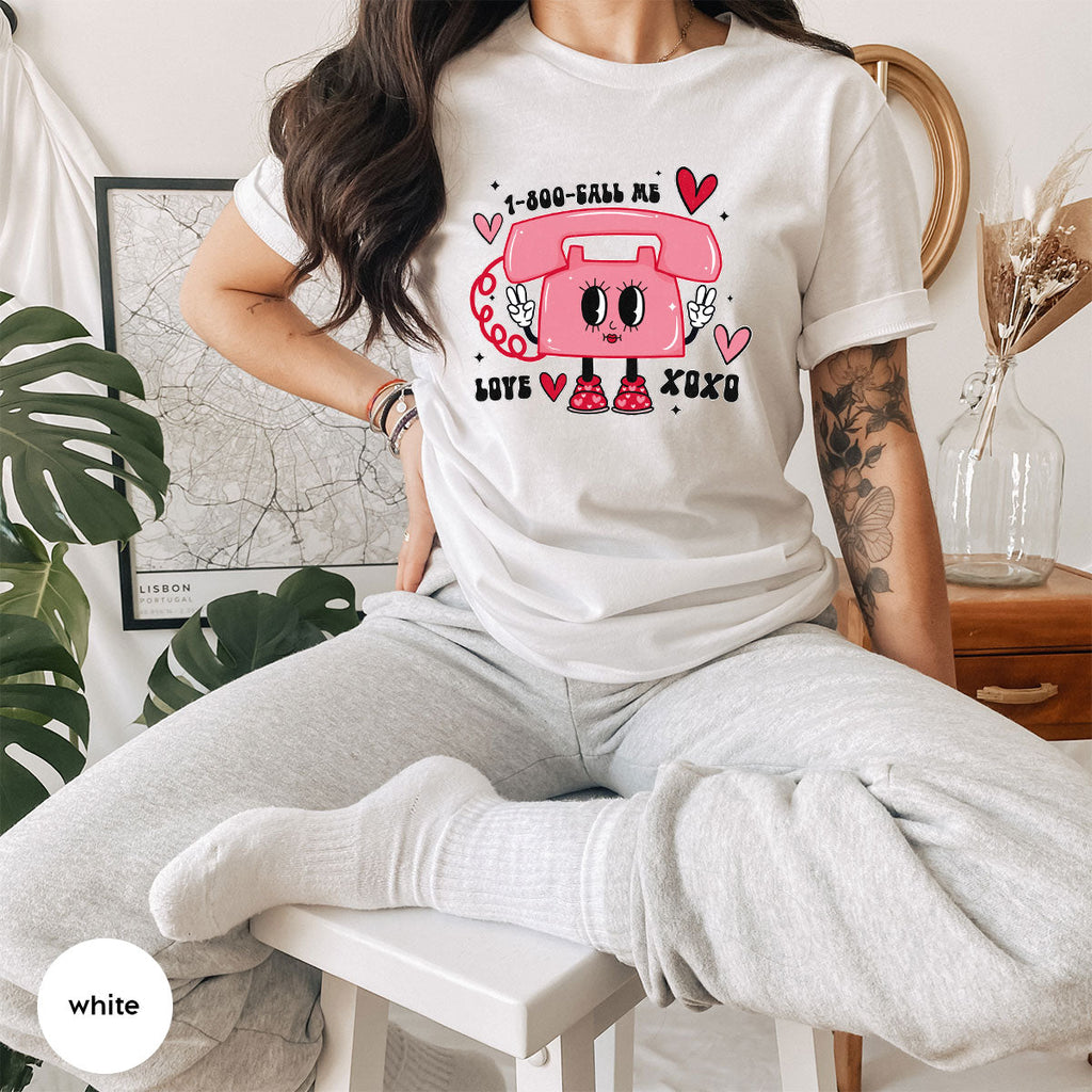 Call Me Lover Shirt, Funny Valentine's Day Cute Love T-Shirt product image 60