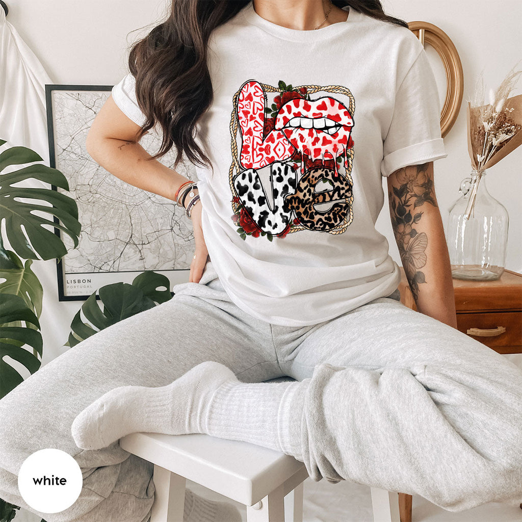 Love Shirt, Lovers Gift, Cool Valentine's Day T-Shirt product image 60