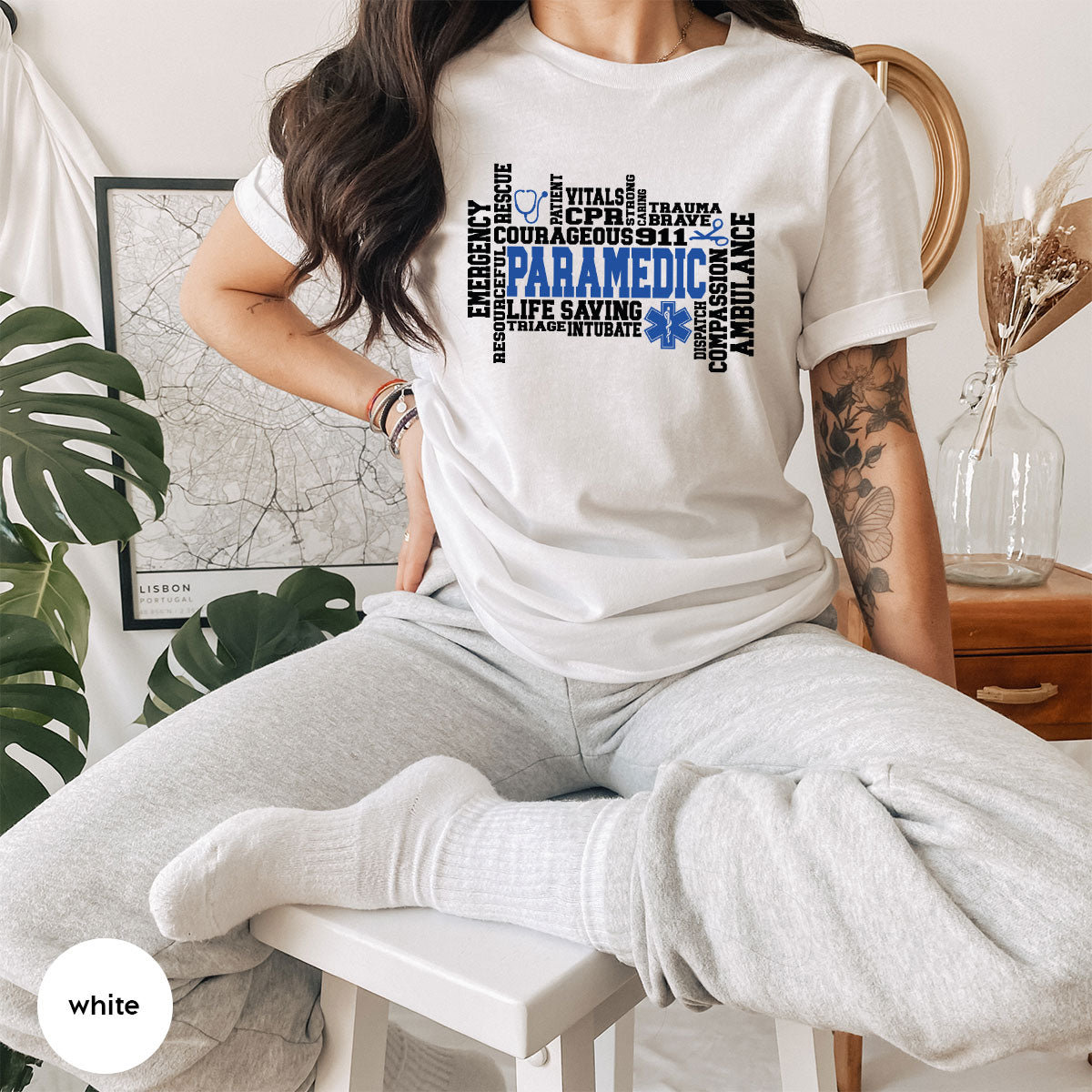 Paramedic T-Shirt, Ambulance Shirt, Life Saver Gift For product image 55