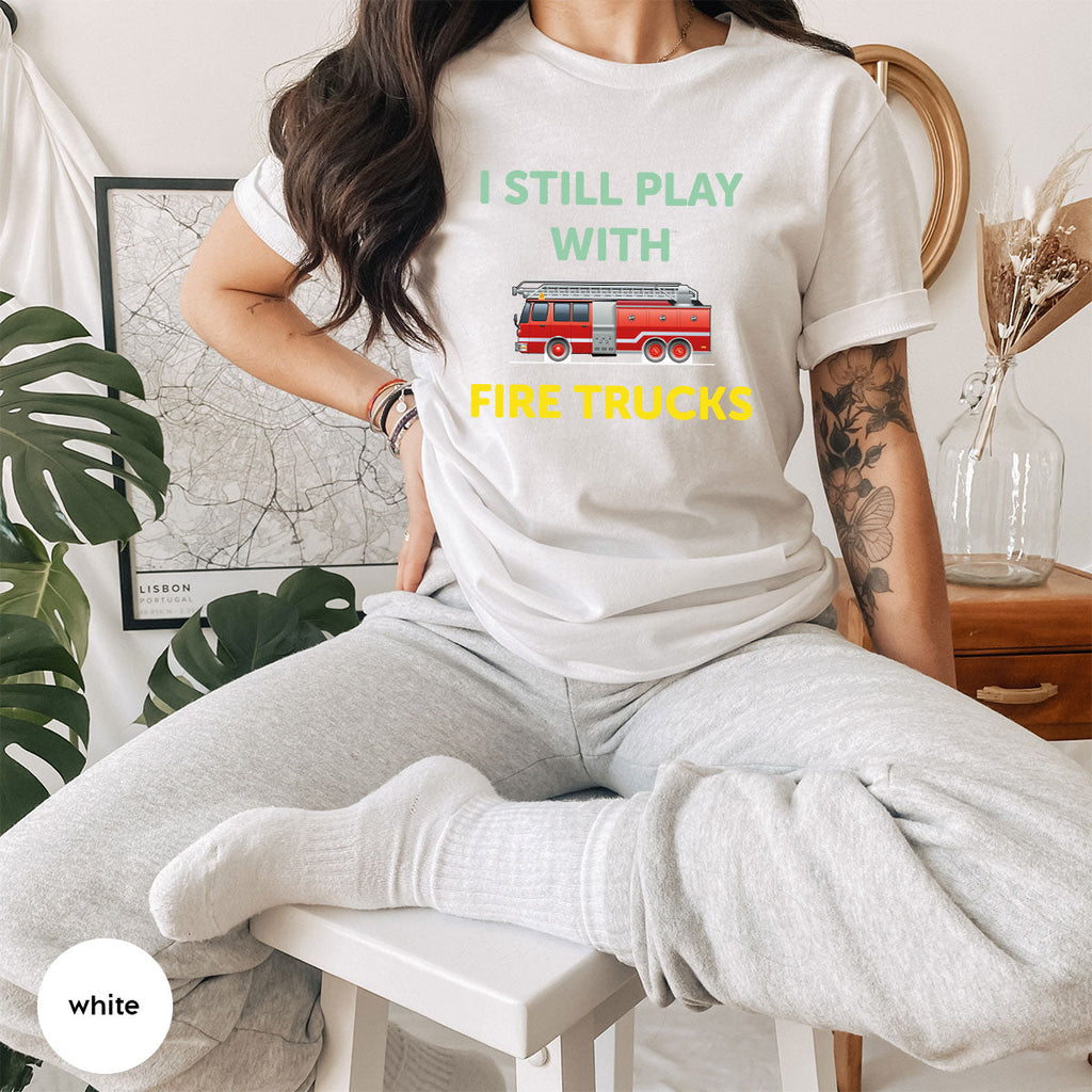 Fire Truck Shirt, Funny Fighter T-Shirt, Fireman Tee product image 62