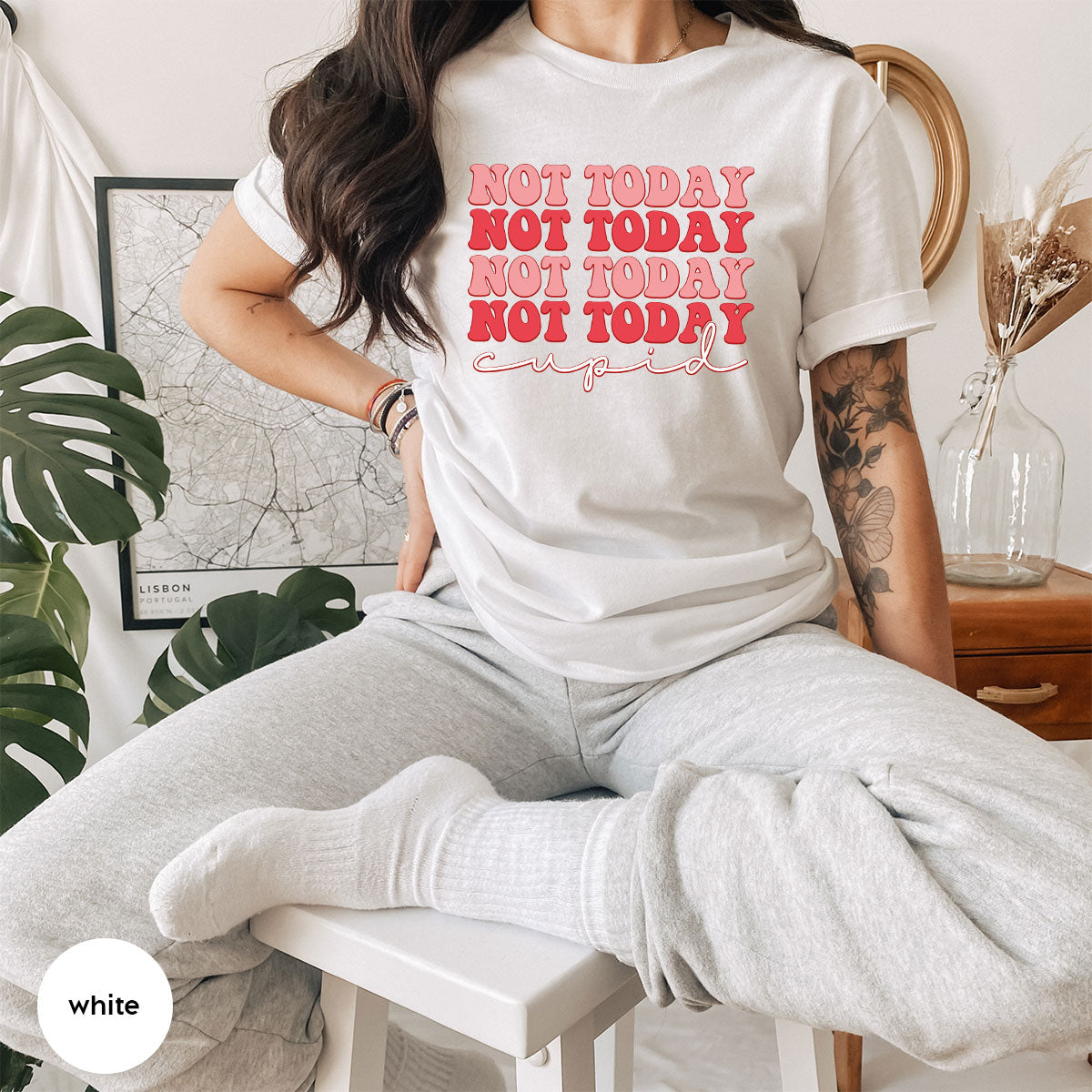 Not Today Shirt, Cupid T-Shirt, Cute Tee product image 18