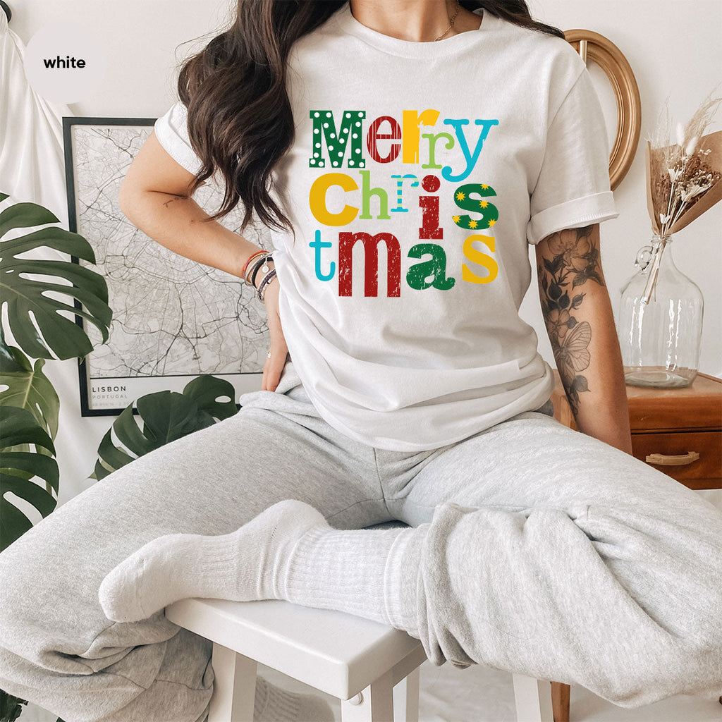 Merry Christmas Shirt, Family 2023 Tee, Xmas T-Shirt product image 56