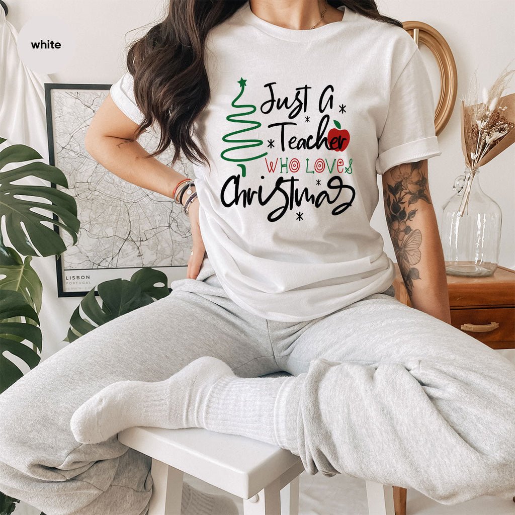 2023 Christmas Love Shirt, Just A Teach Who Loves Tee, Xmas product image 66