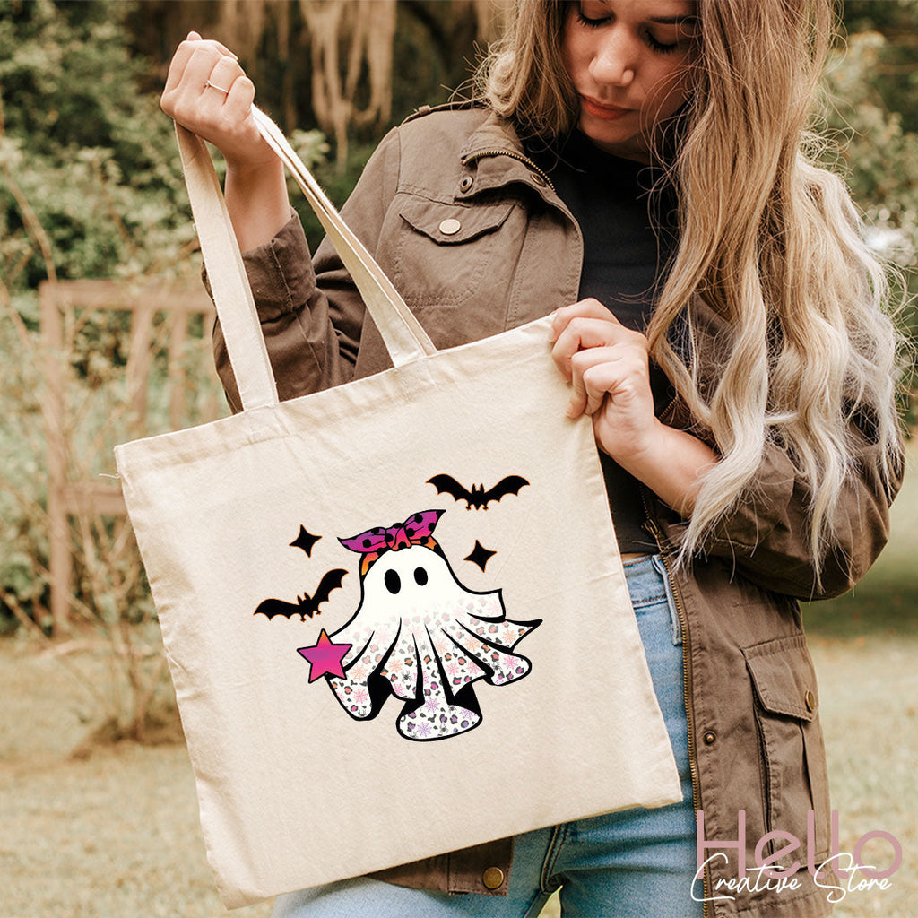 Spooky Season Outfit, Ghost Graphic Tee, Girls Boo Vneck product image 105