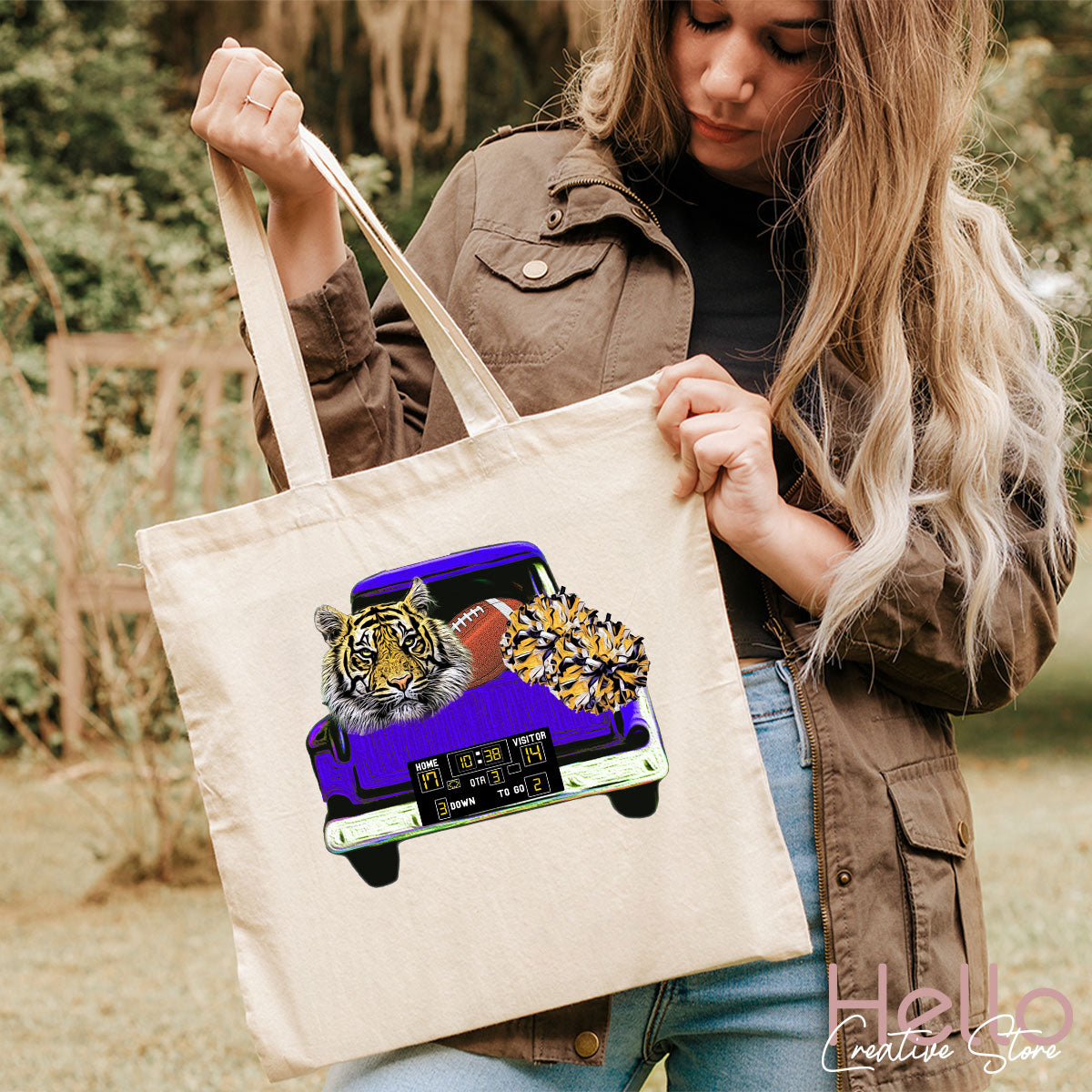 Football Truck Shirt, Tiger Graphic Tees, Mom TShirt, Gifts product image 77