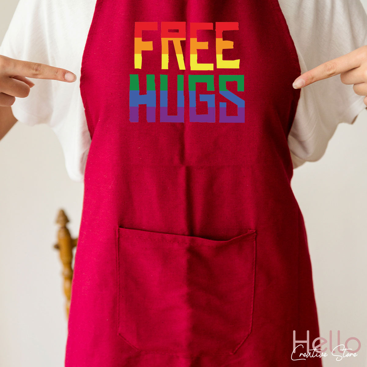 Cute LGBT Shirt, Free Hugs T-Shirt, Lovely Pride for product image 56