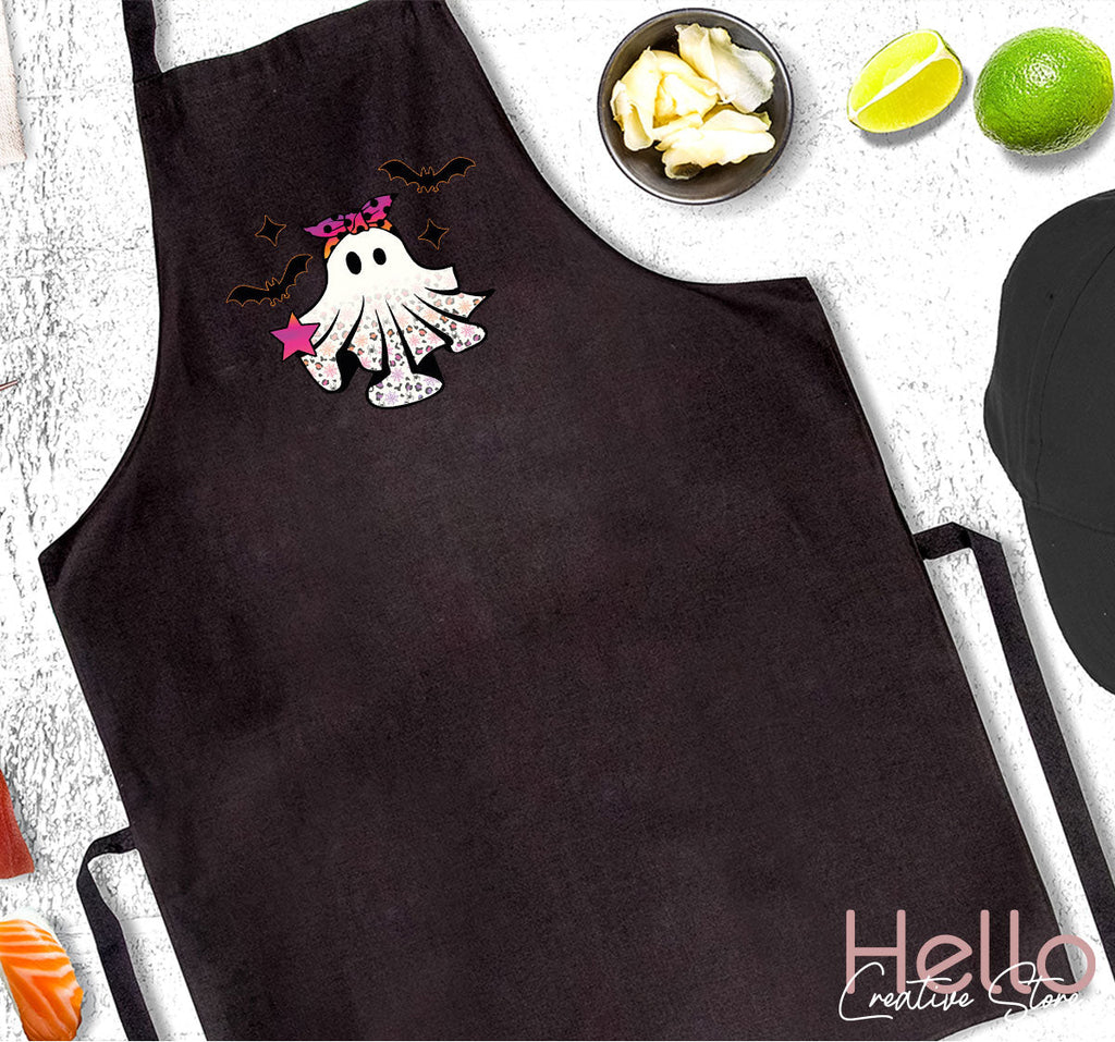 Spooky Season Outfit, Ghost Graphic Tee, Girls Boo Vneck product image 108