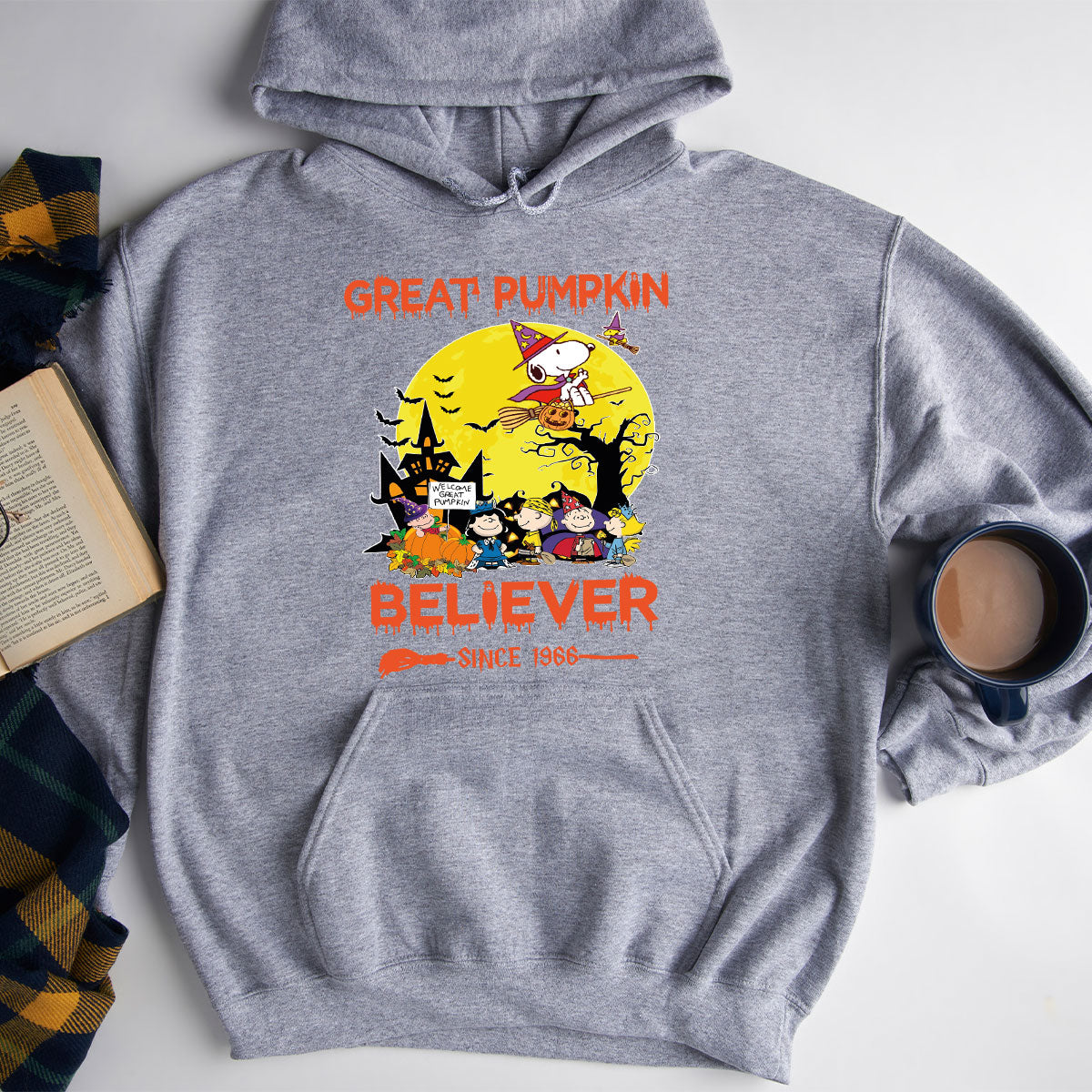 Halloween 2023 Hoodie, Sweatshirt, Great Pumpkin Believer product image 5