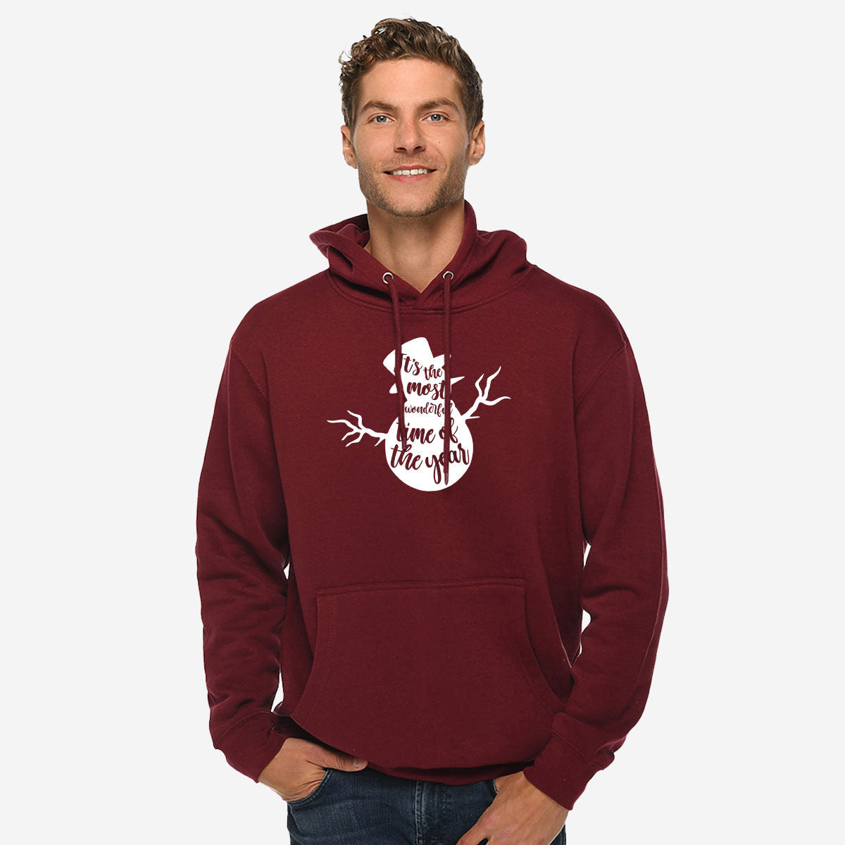 Snowman Christmas Hoodie, Funny Design, 2023 Xmas Sweatshirt product image 10