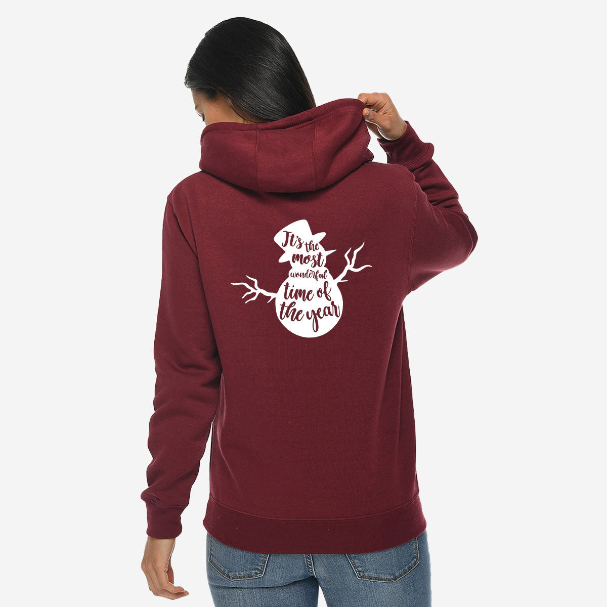Snowman Christmas Hoodie, Funny Design, 2023 Xmas Sweatshirt product image 9