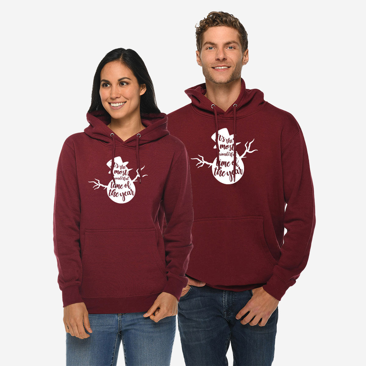 Snowman Christmas Hoodie, Funny Design, 2023 Xmas Sweatshirt product image 8