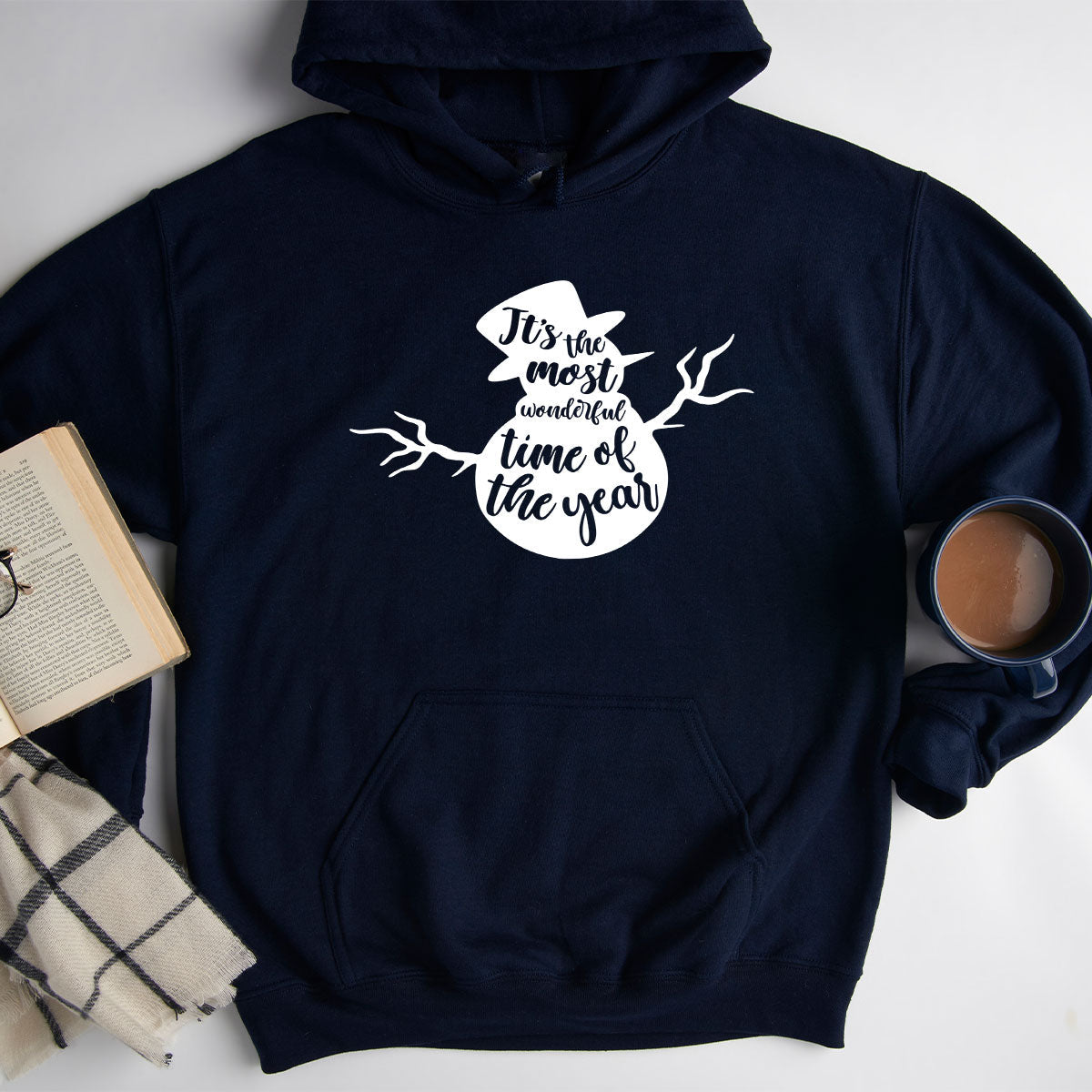 Snowman Christmas Hoodie, Funny Design, 2023 Xmas Sweatshirt product image 11