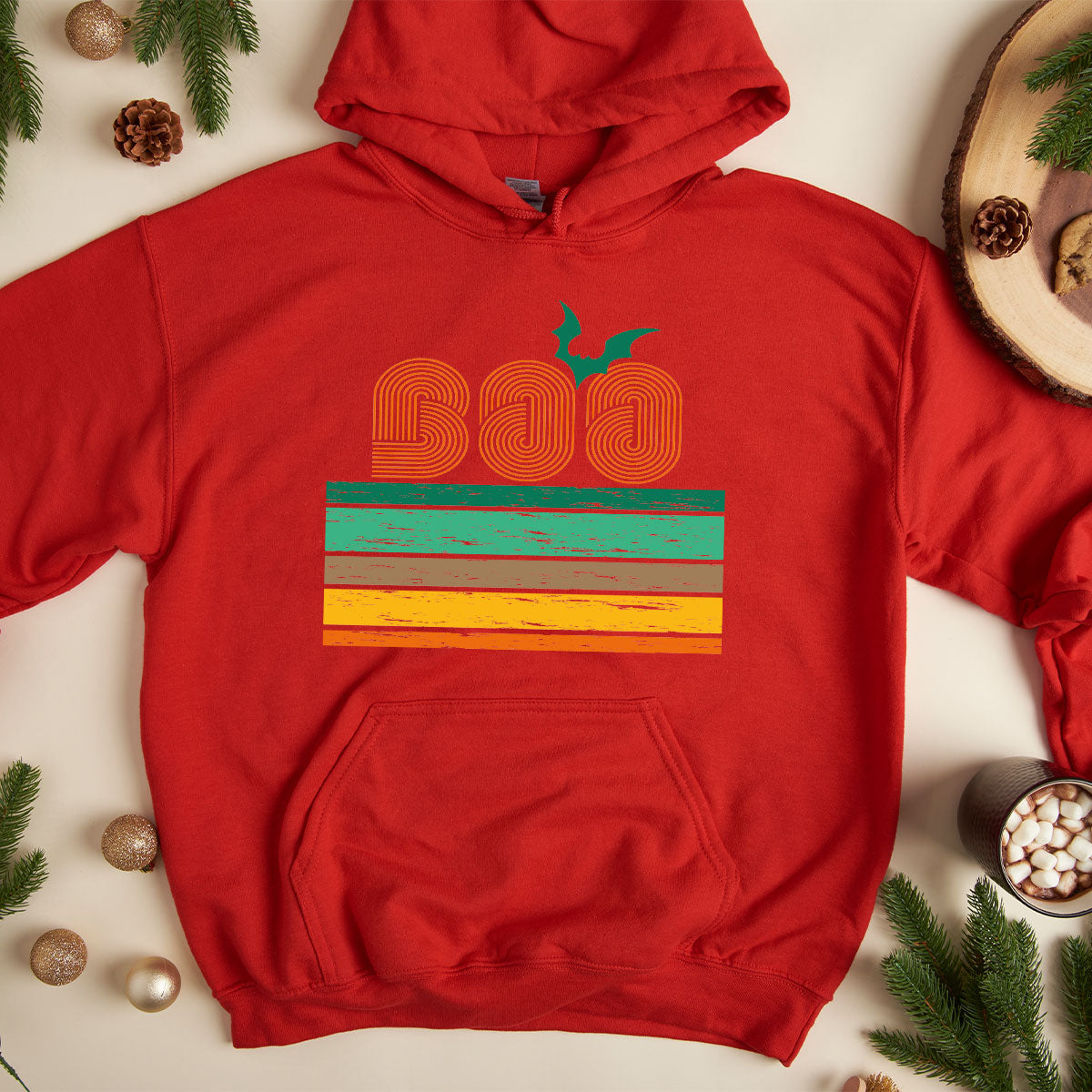 Boo Hoodie, Halloween Sweatshirt, Long Sleeve Designs product image 12