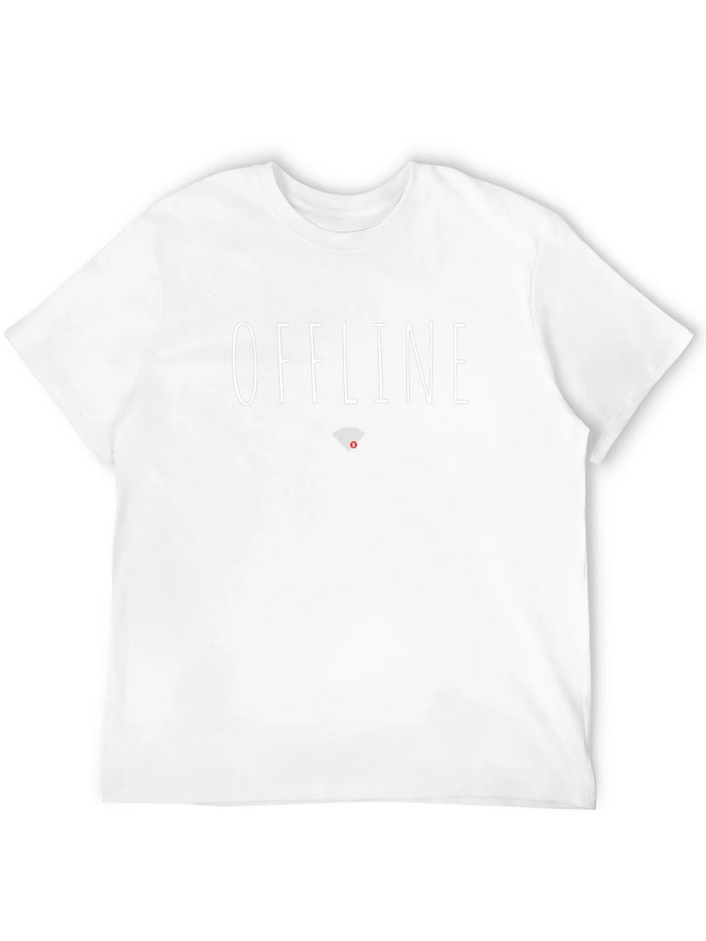 Offline Mode T-Shirt - Black Graphic Tee product image 2