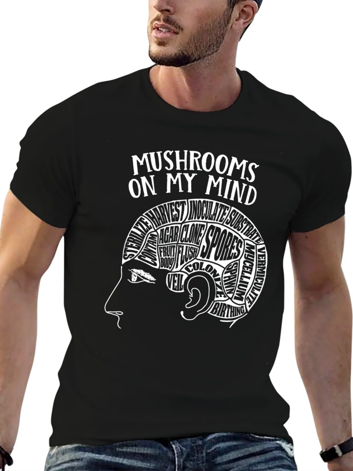 Mushrooms On My Mind T-Shirt product image 4