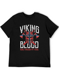 Viking Blood T-Shirt - Runs Through My Veins product image 1