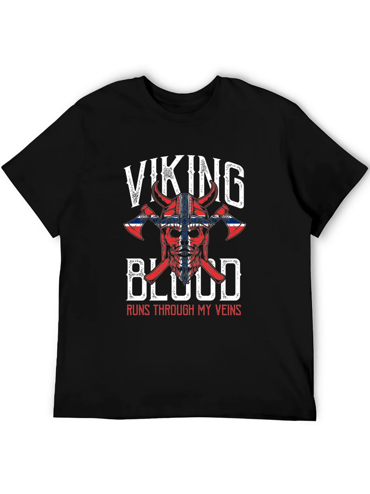 Viking Blood T-Shirt - Runs Through My Veins product image 1