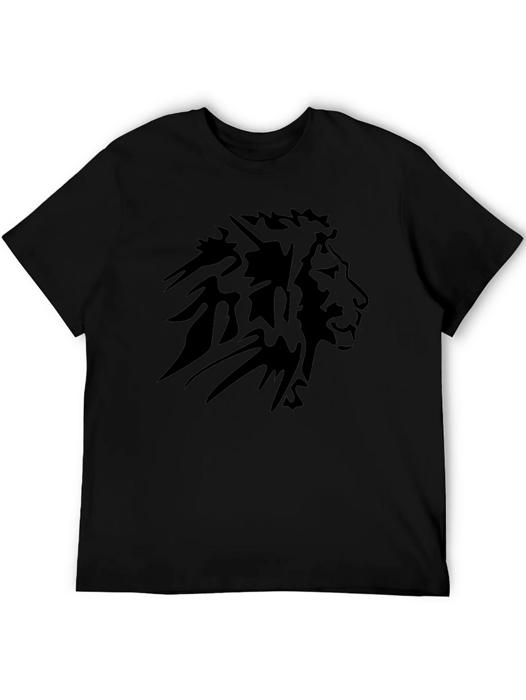 Mens Black Lion Graphic Tee - Short Sleeve product image 5