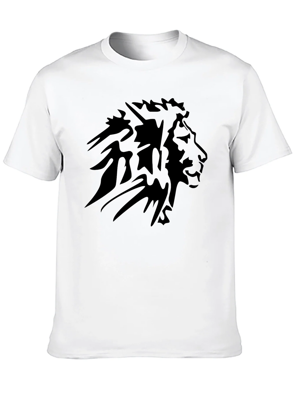Mens Black Lion Graphic Tee - Short Sleeve product image 9