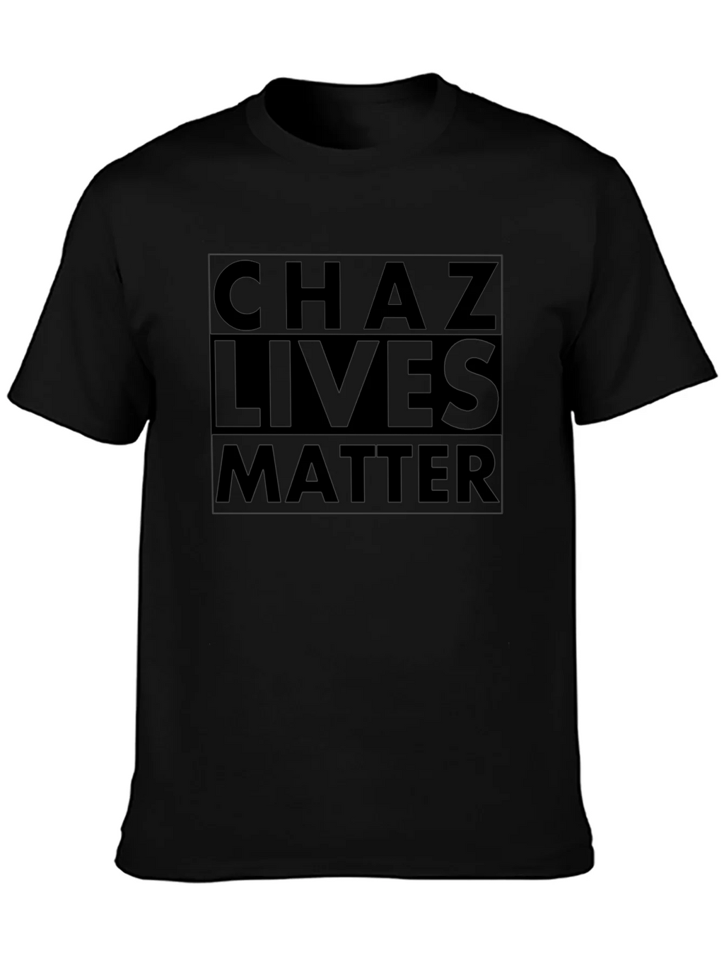 Chaz Lives Matter Black Graphic Tee - Modern Casual product image 2