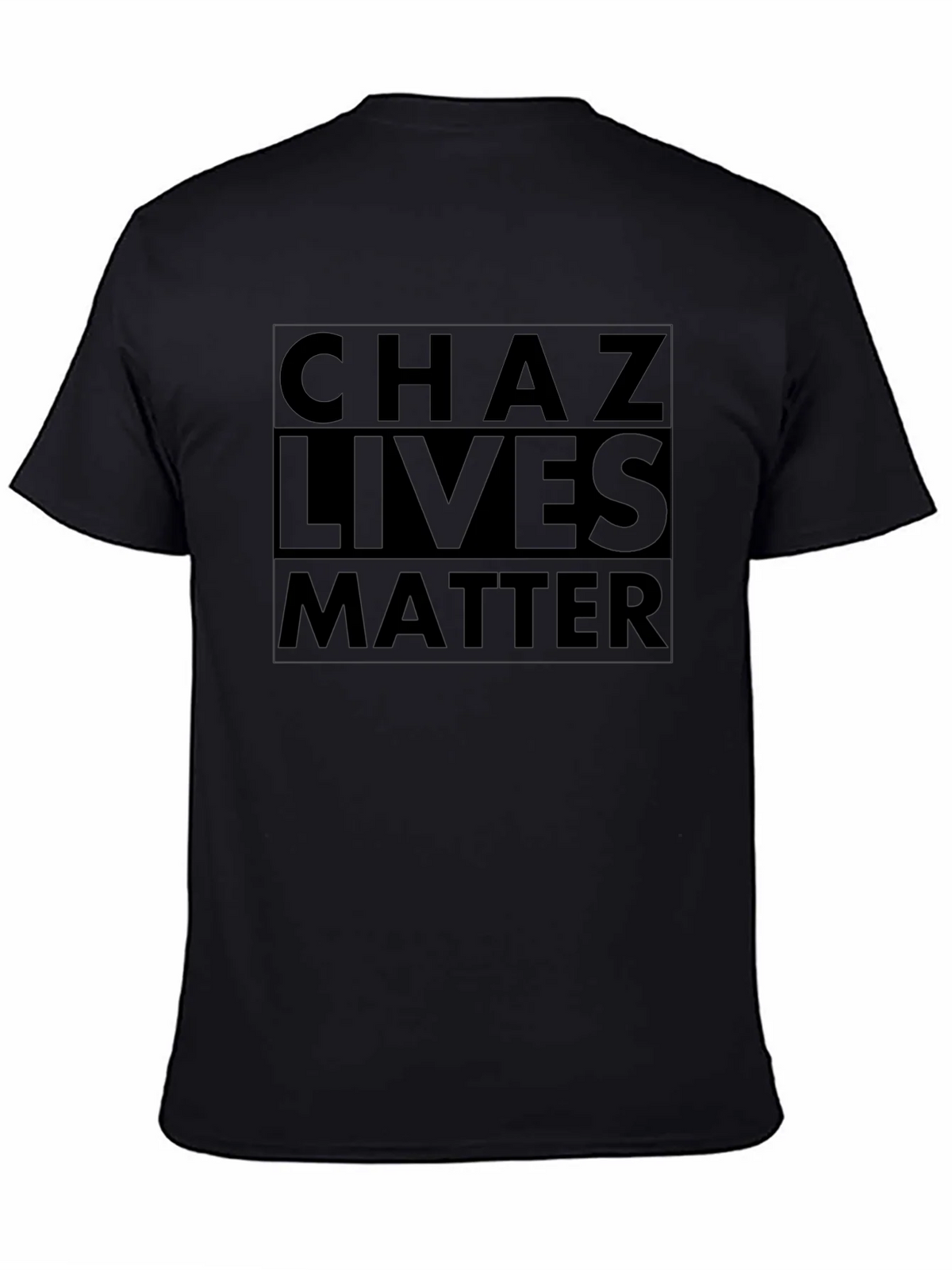 Chaz Lives Matter Black Graphic Tee - Modern Casual product image 3