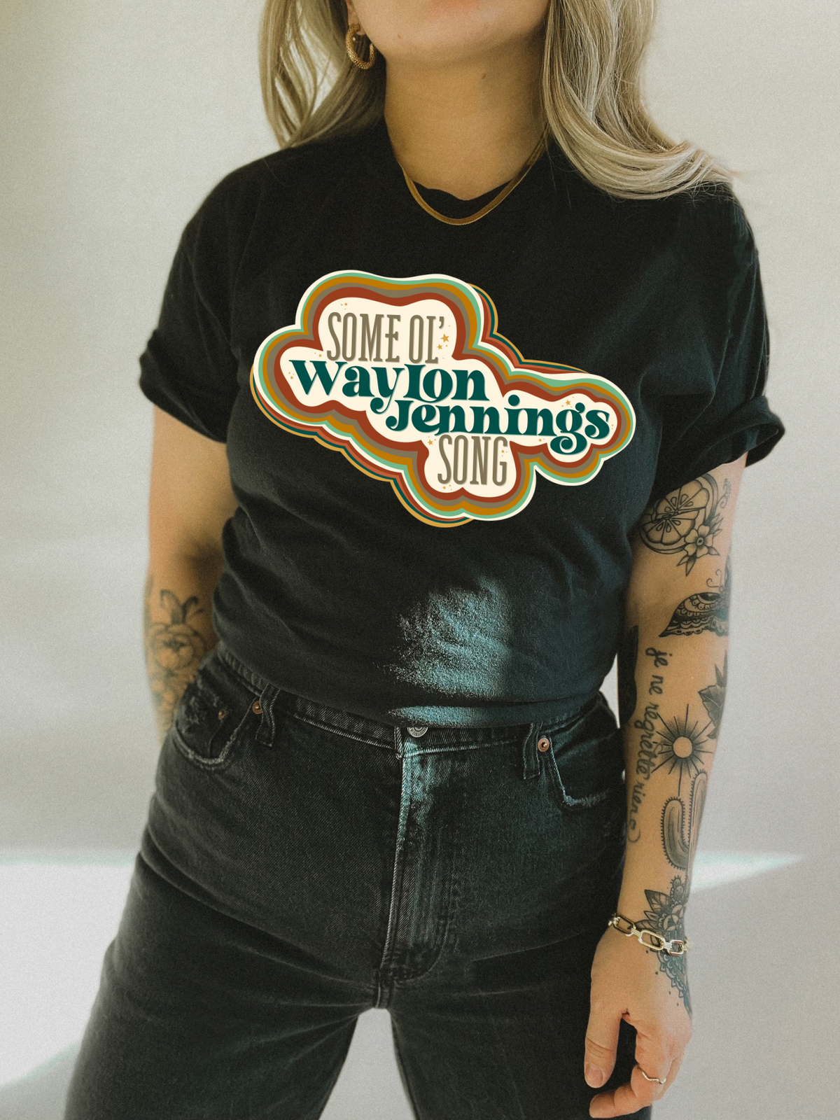 Waylon Jennings Song Tee product image 1