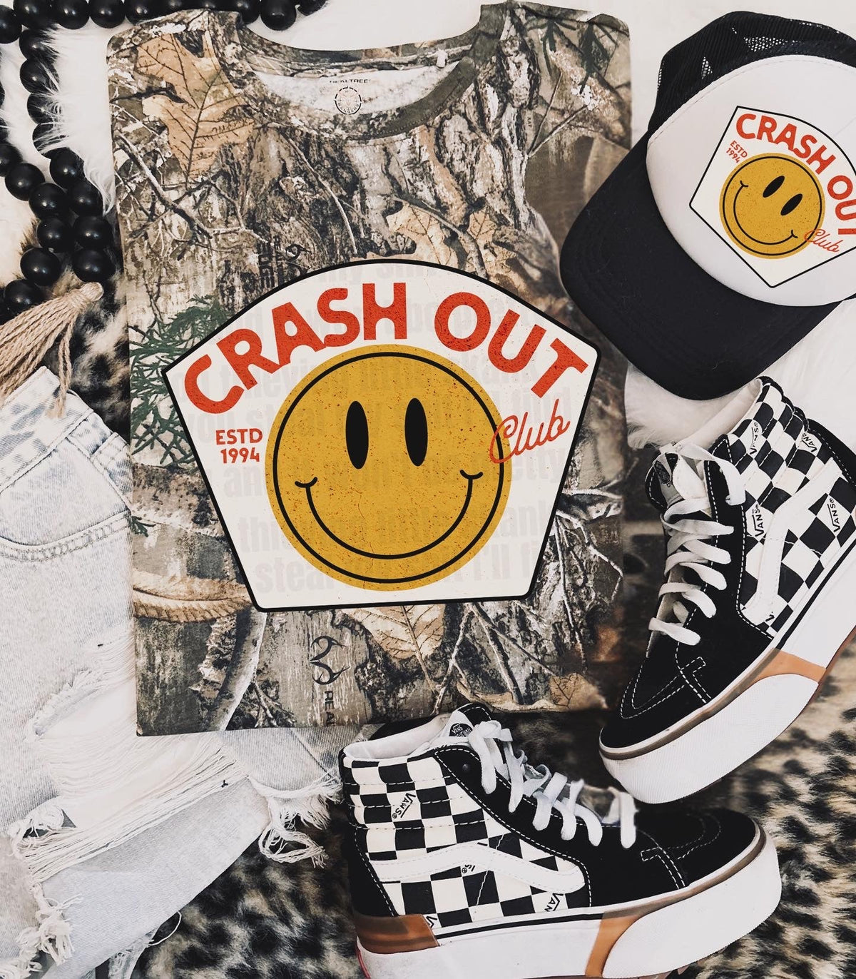 Crash Out Club camo Tee product image 1