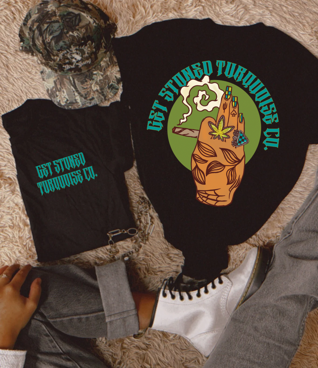 Get Stoned Turq Co. tee product image 1
