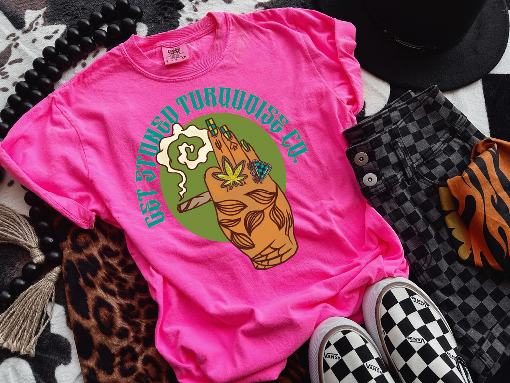 Get Stoned Turq Co. tee product image 5