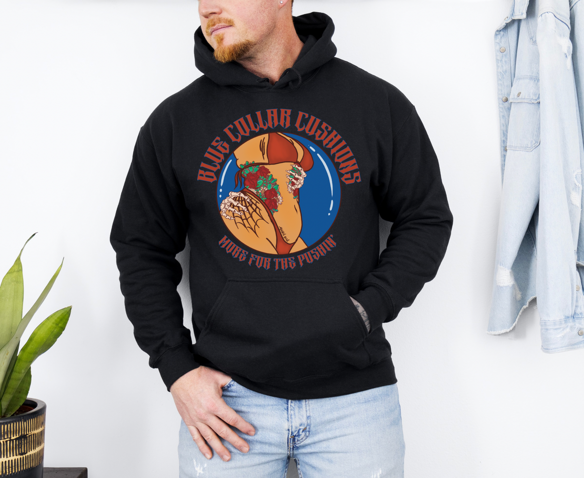 Blue collar cushions Hoodie product image 1