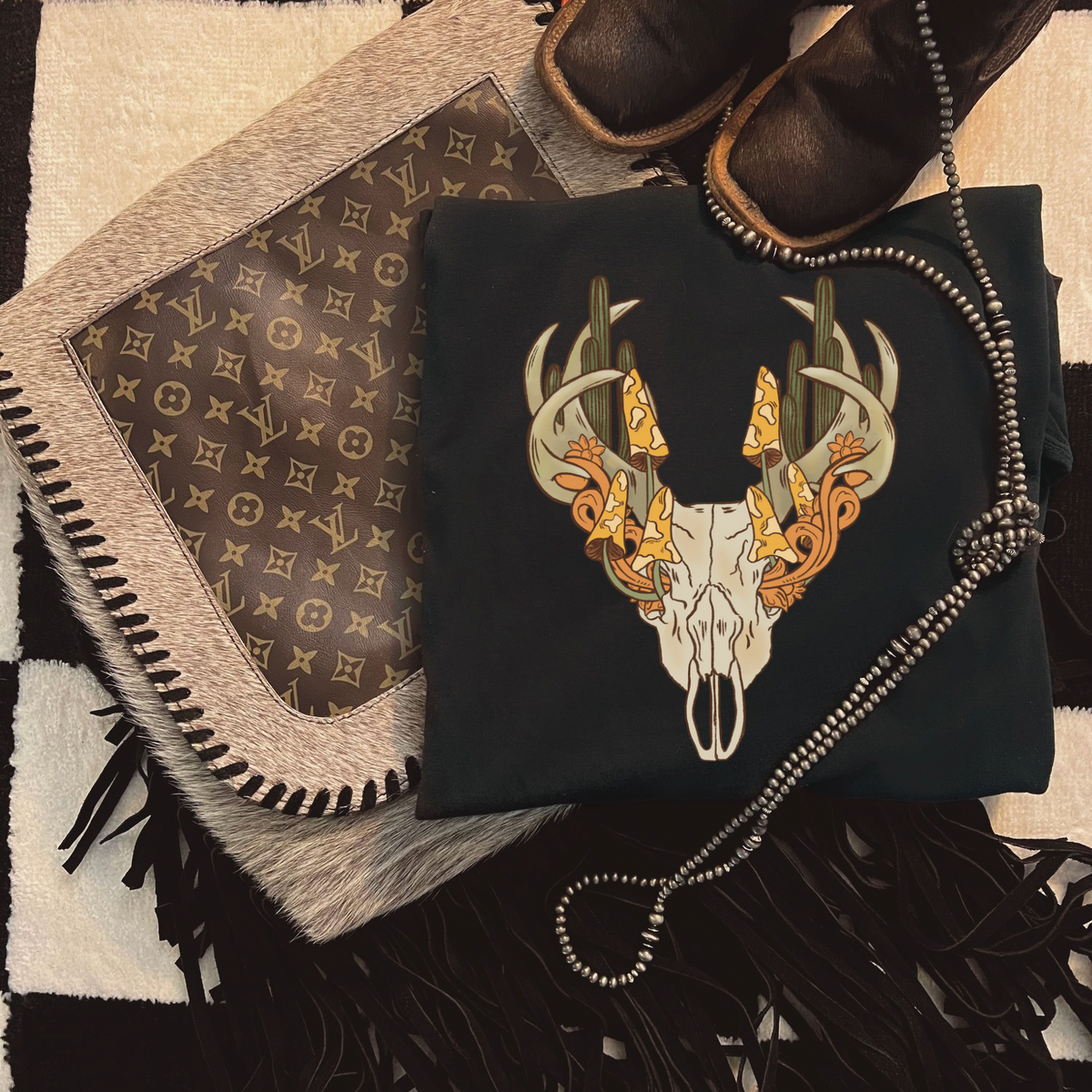 Boho Skull tee product image 1