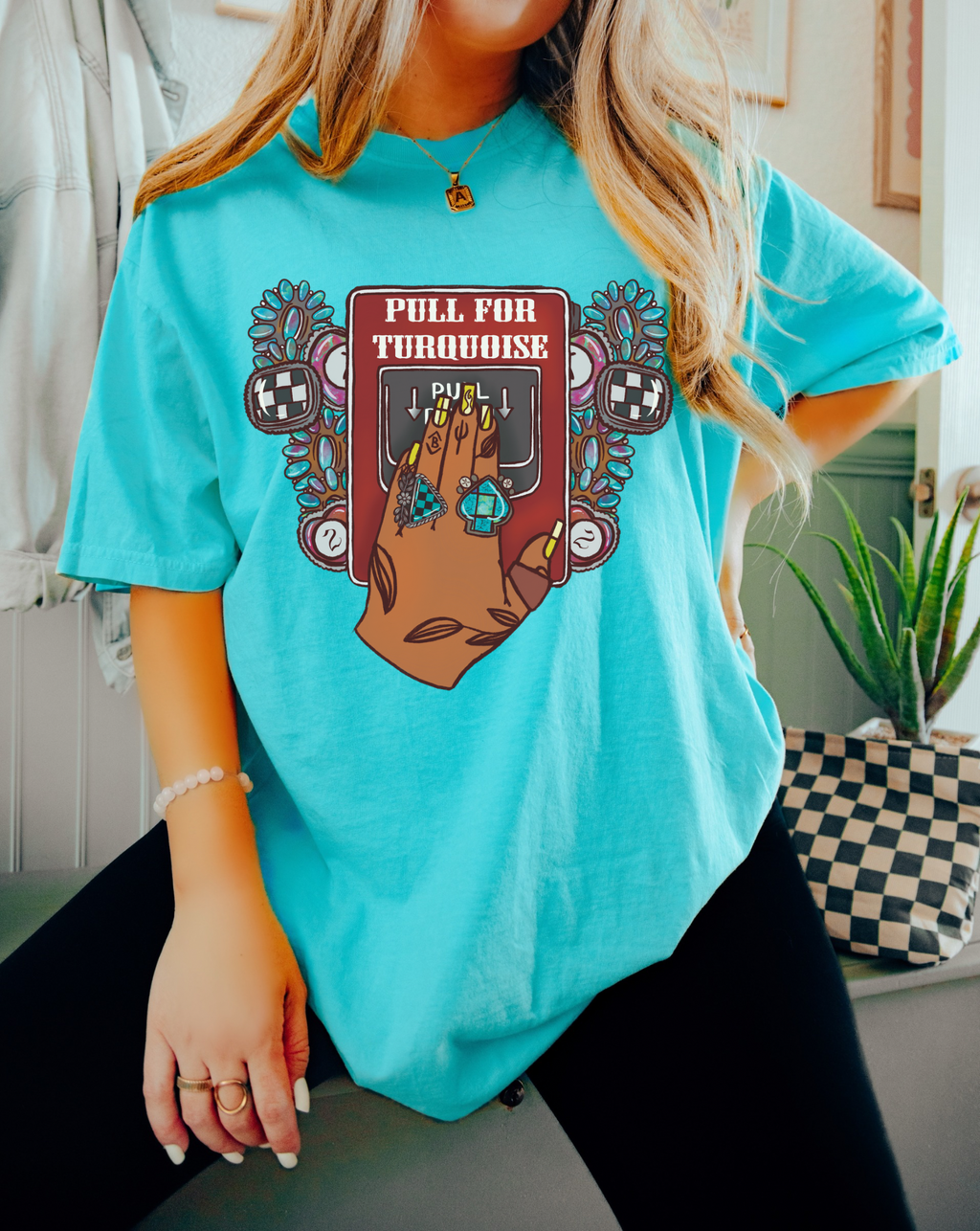Pull for Turquoise tee product image 2