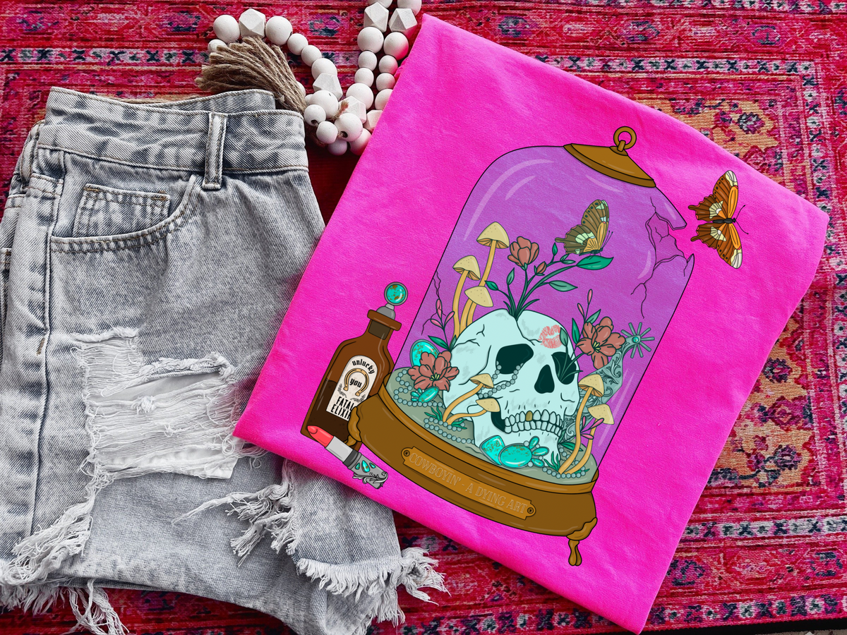 Cowboyin’ -a Dyin’ Art Tee product image 1