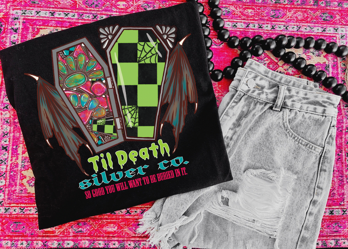 Til Death Silver Co tee product image 1