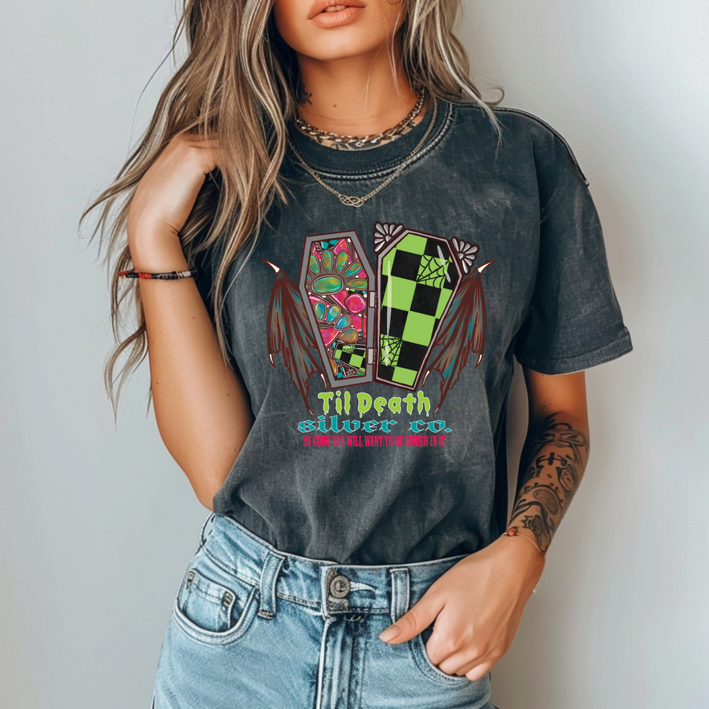 Til Death Silver Co tee product image 2