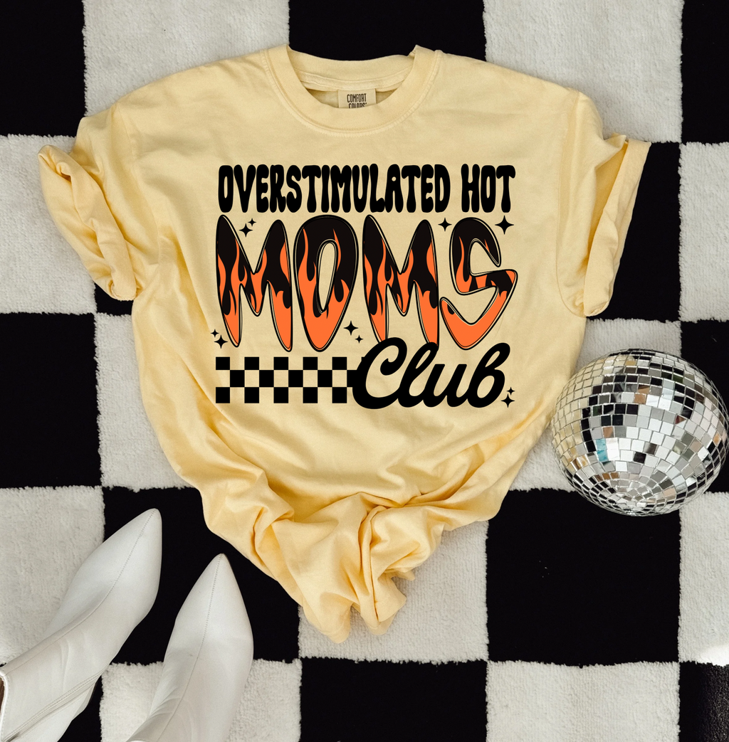 Overstimulated Hot Moms Club tee product image 3