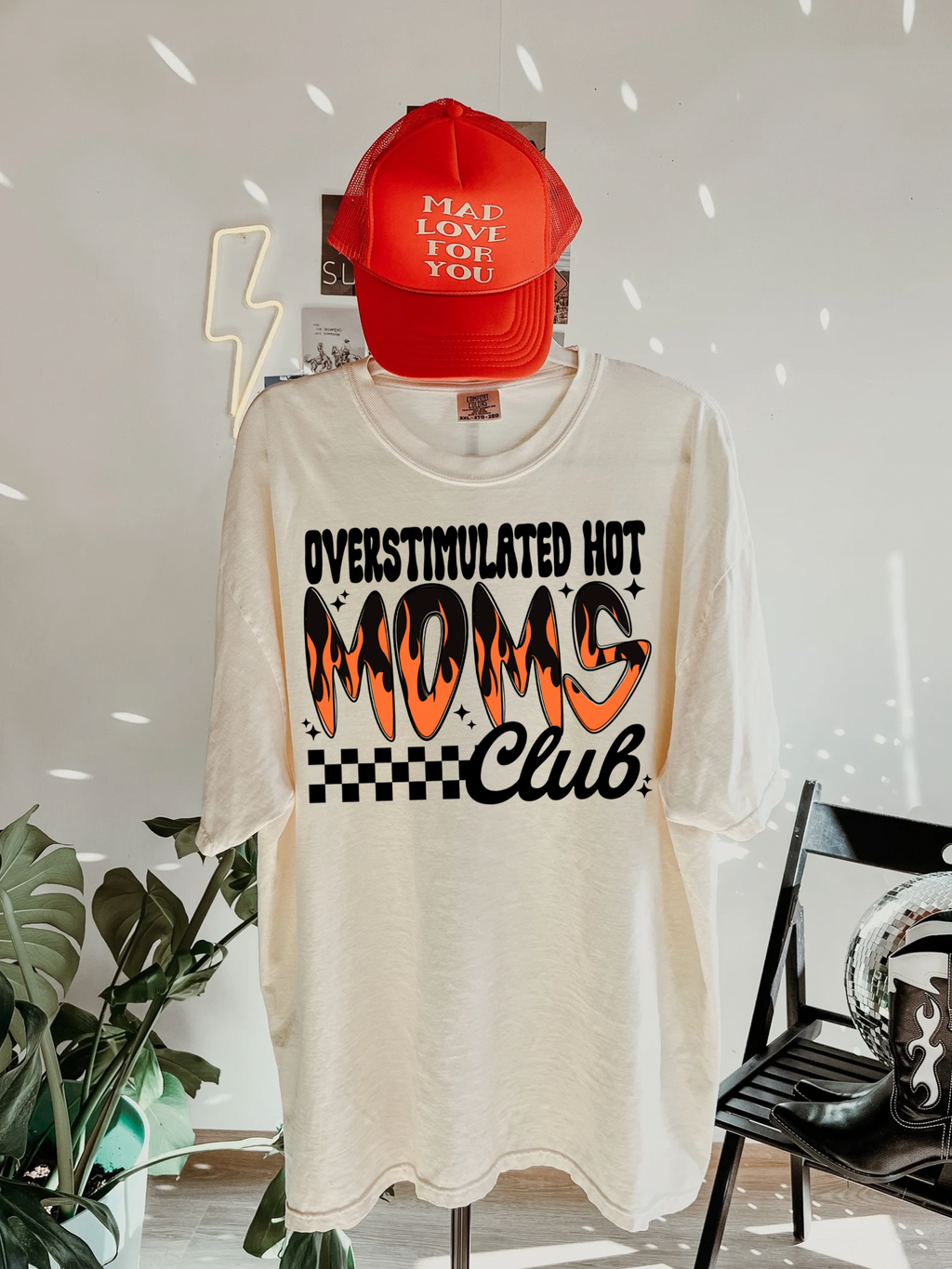 Overstimulated Hot Moms Club tee product image 4
