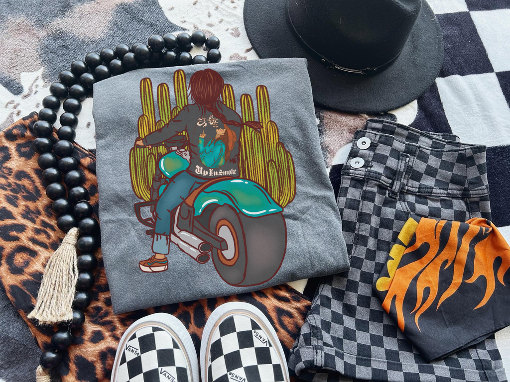 Up in Smoke Moto Babe Tee product image 3