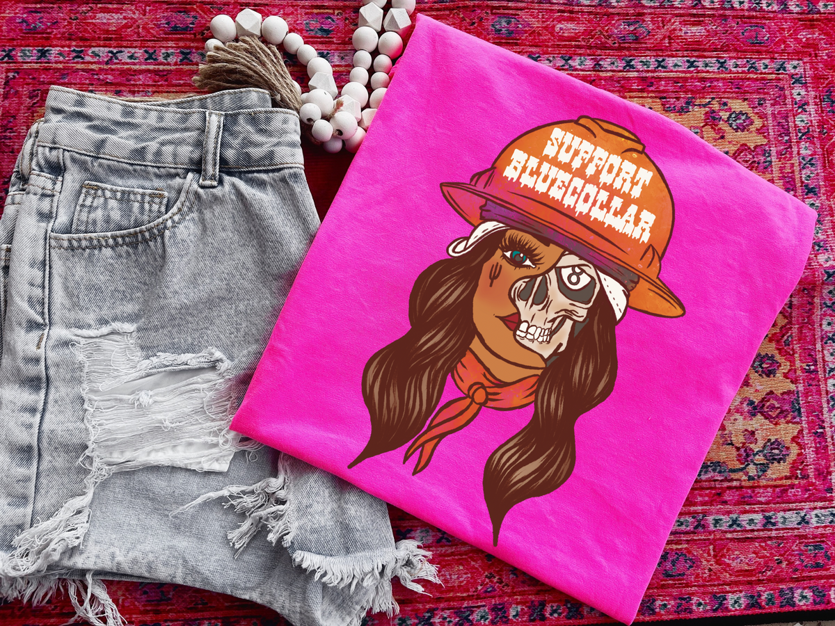 Support Blue Collar tee product image 4