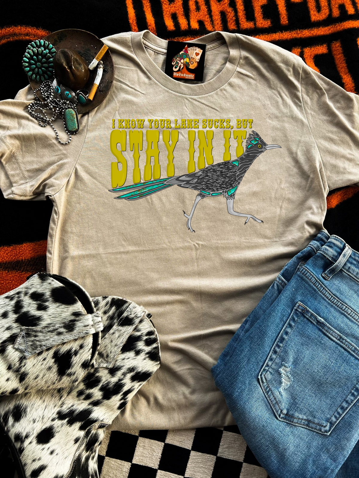 Stay in your Lane Road Runner Tee product image 1