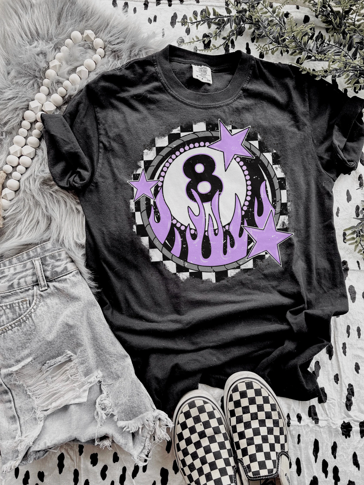 Flamin 8 ball Tee product image 2