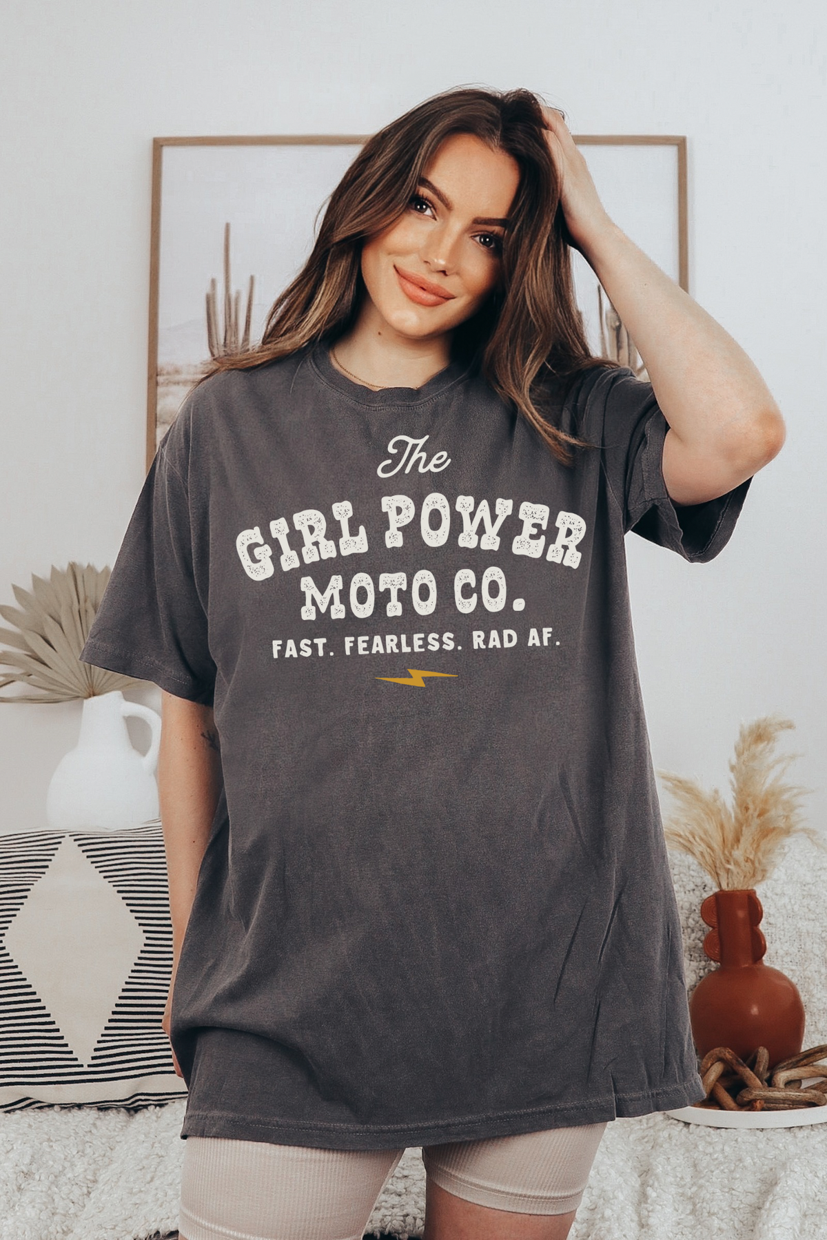 Girl Power Moto Co tee product image 2